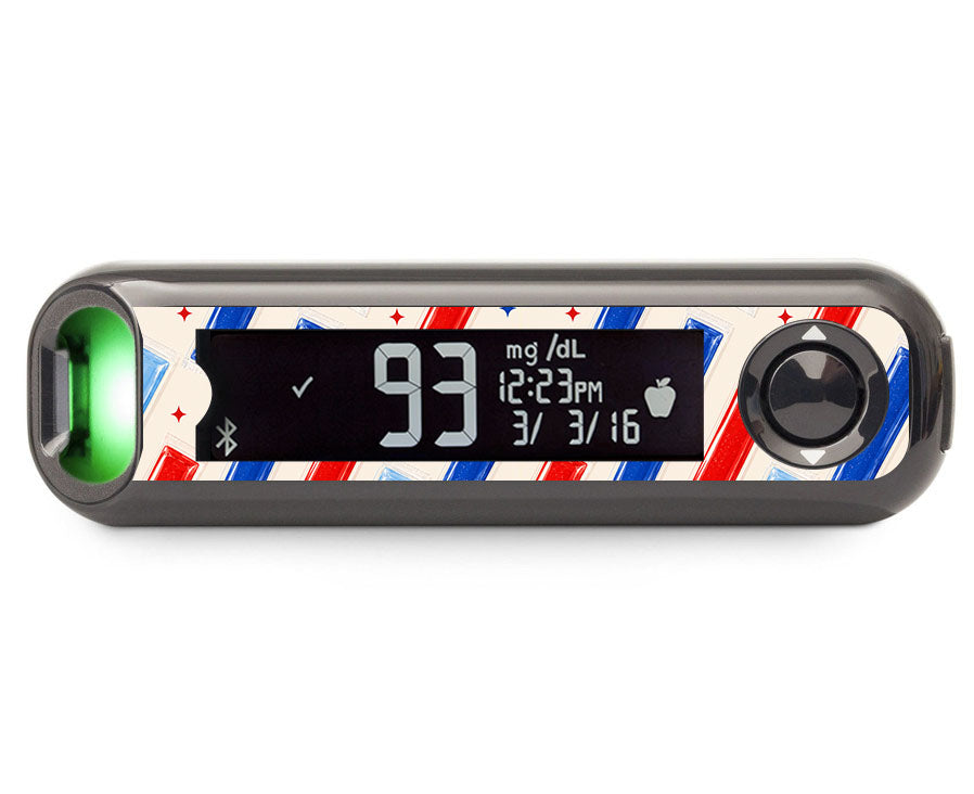 Freeze Pop Bayer Contour© Next One Glucometer Sticker - Pump Peelz