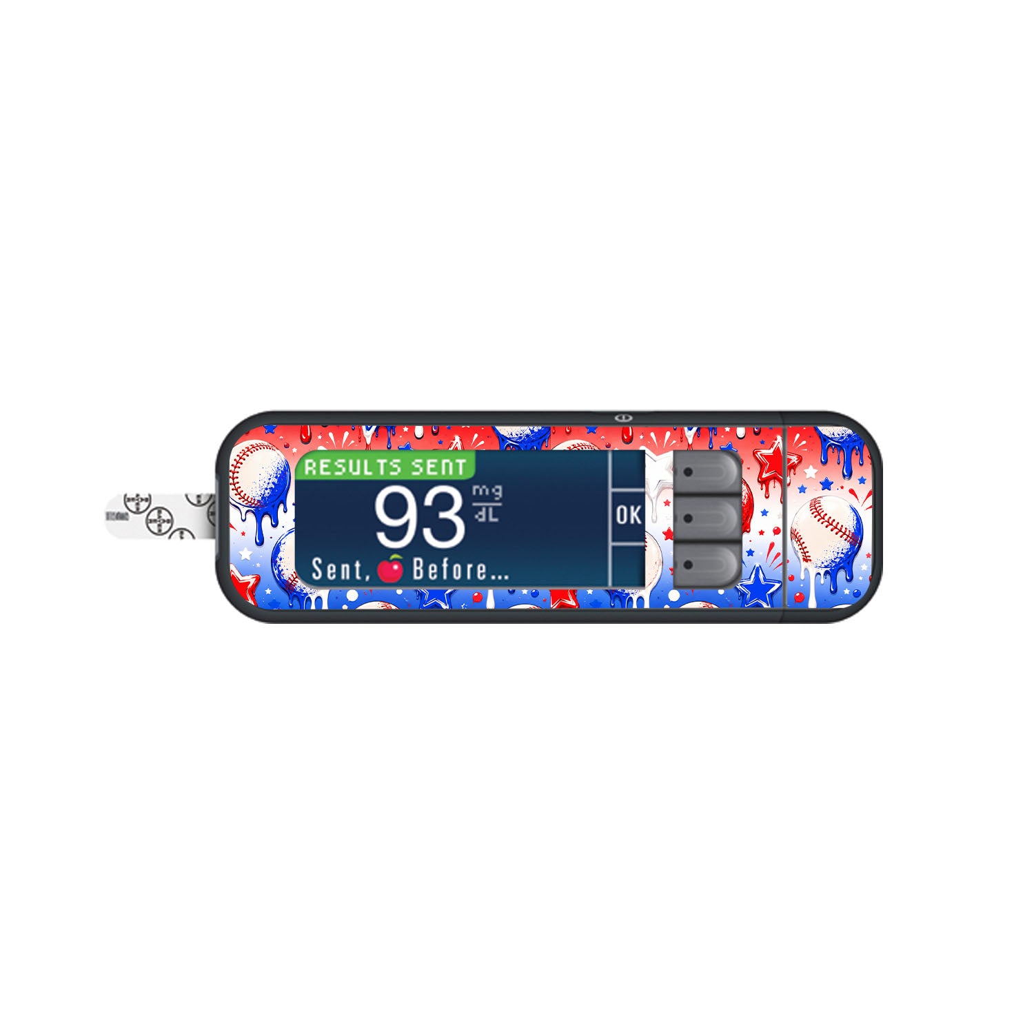Liberty League Bayer Contour Next Glucometer Sticker - Pump Peelz