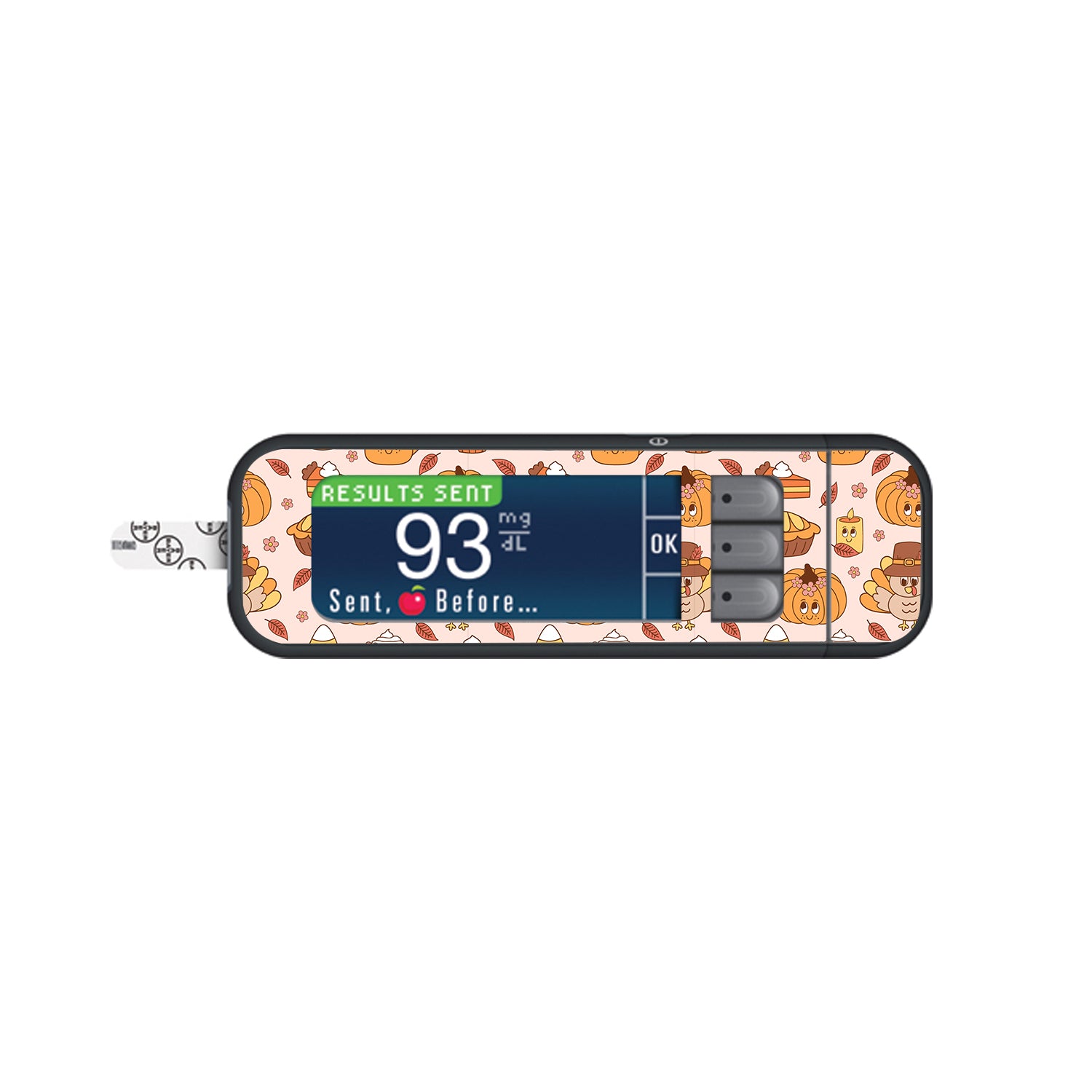 Cozy Harvest Bayer Contour Next Glucometer Sticker - Pump Peelz