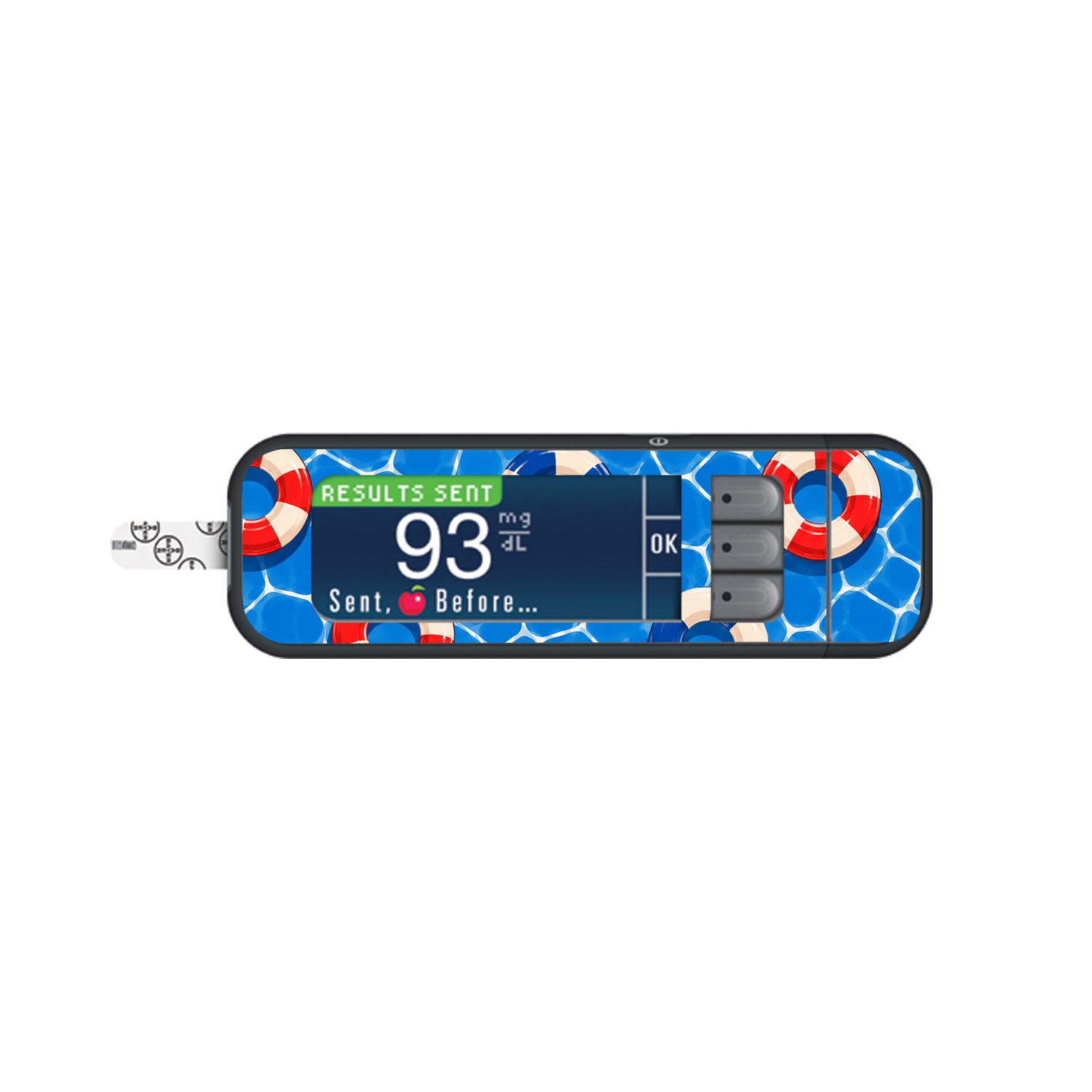 Float Club Bayer Contour Next Glucometer Sticker - Pump Peelz