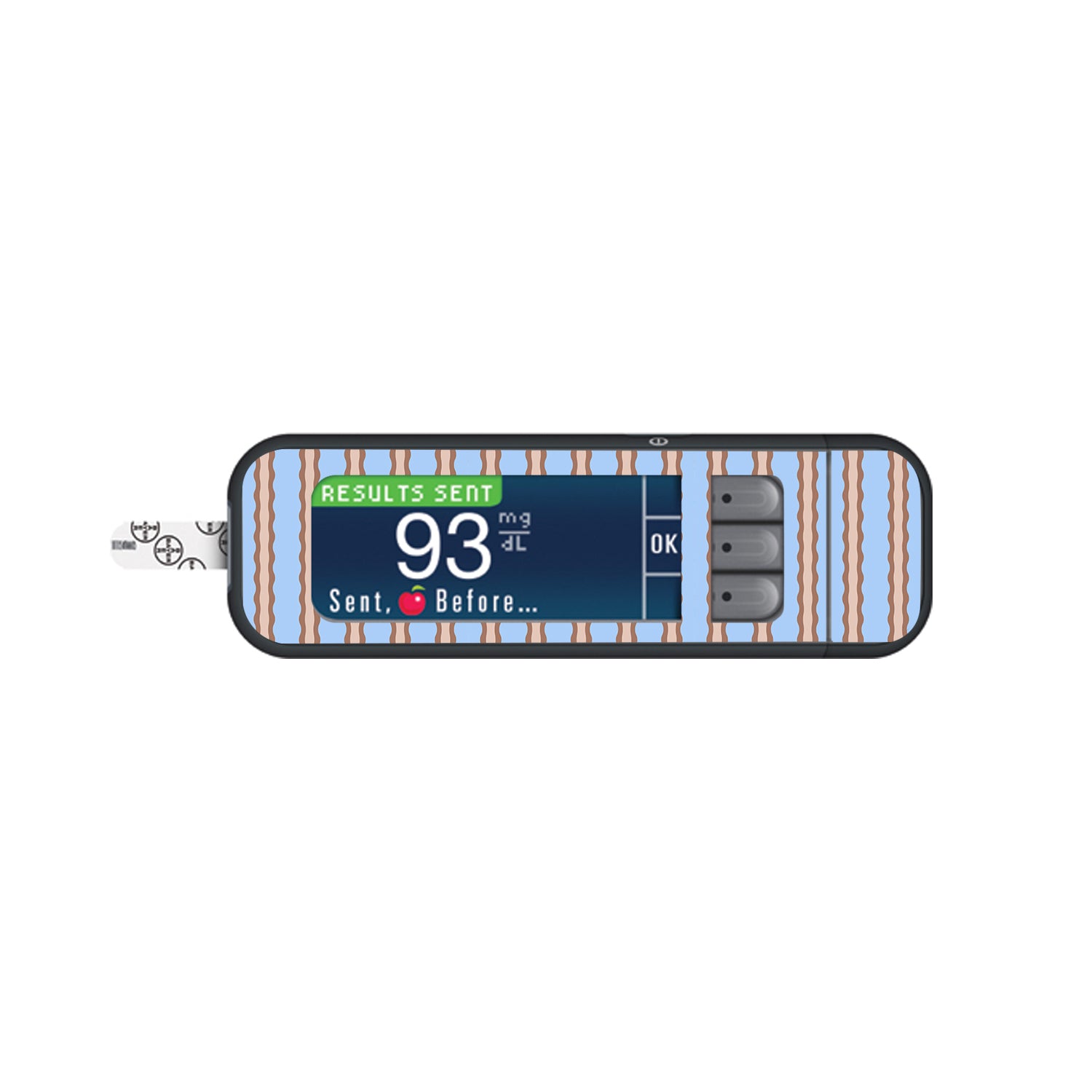 Boardwalk Waves Bayer Contour Next Glucometer Sticker - Pump Peelz