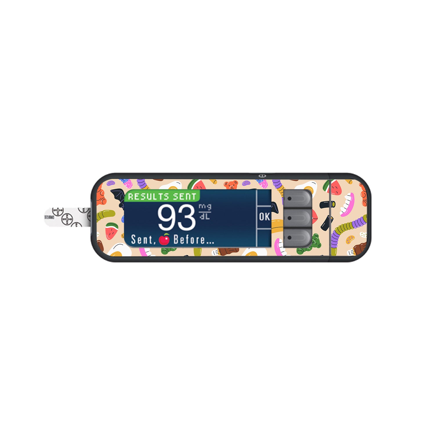 Candy Chaos Bayer Contour Next Glucometer Sticker - Pump Peelz