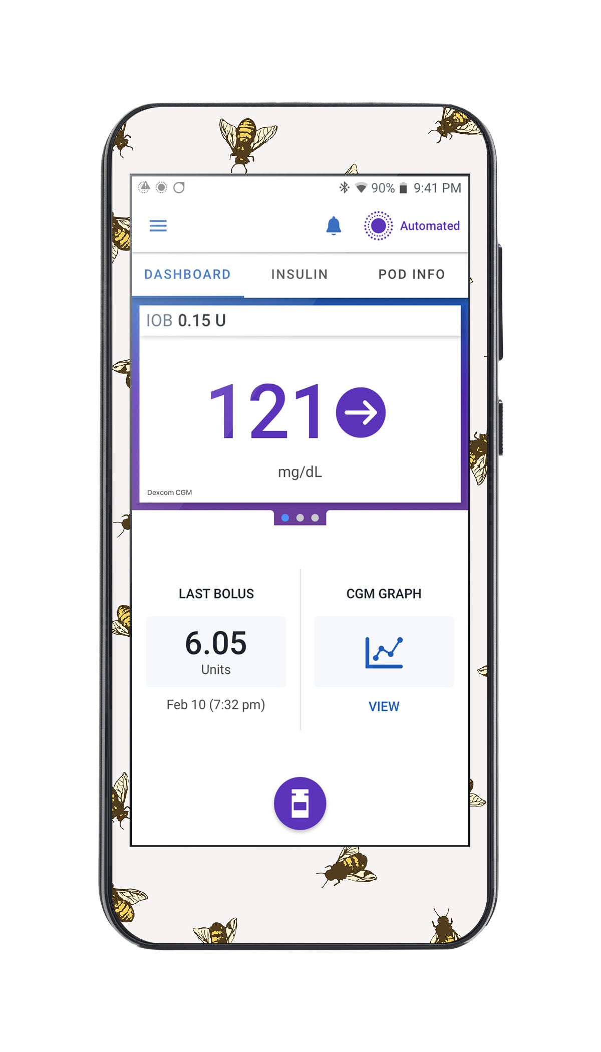 Bees Omnipod 5™-Pump Peelz