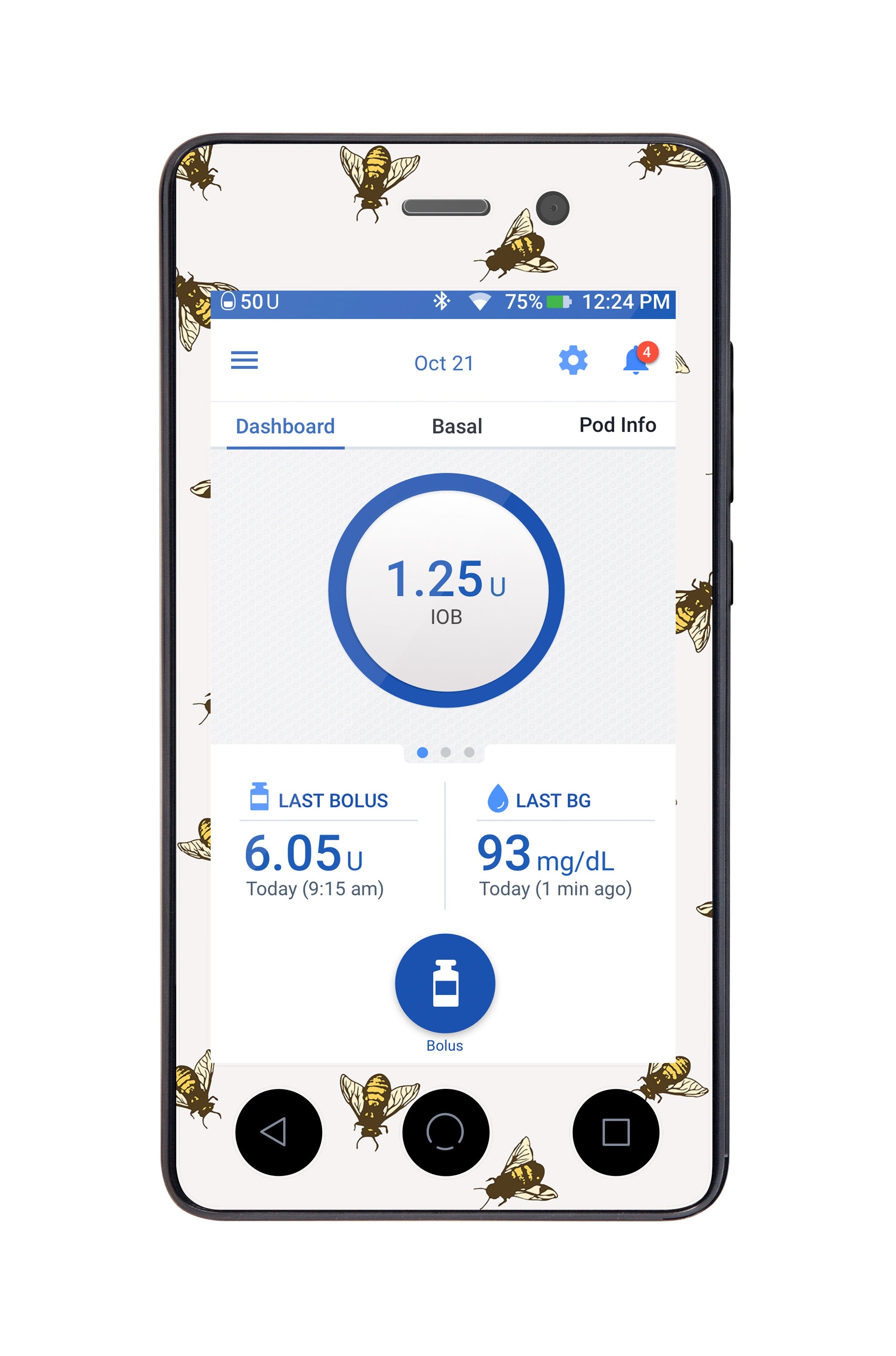 Bees Omnipod DASH™-Pump Peelz