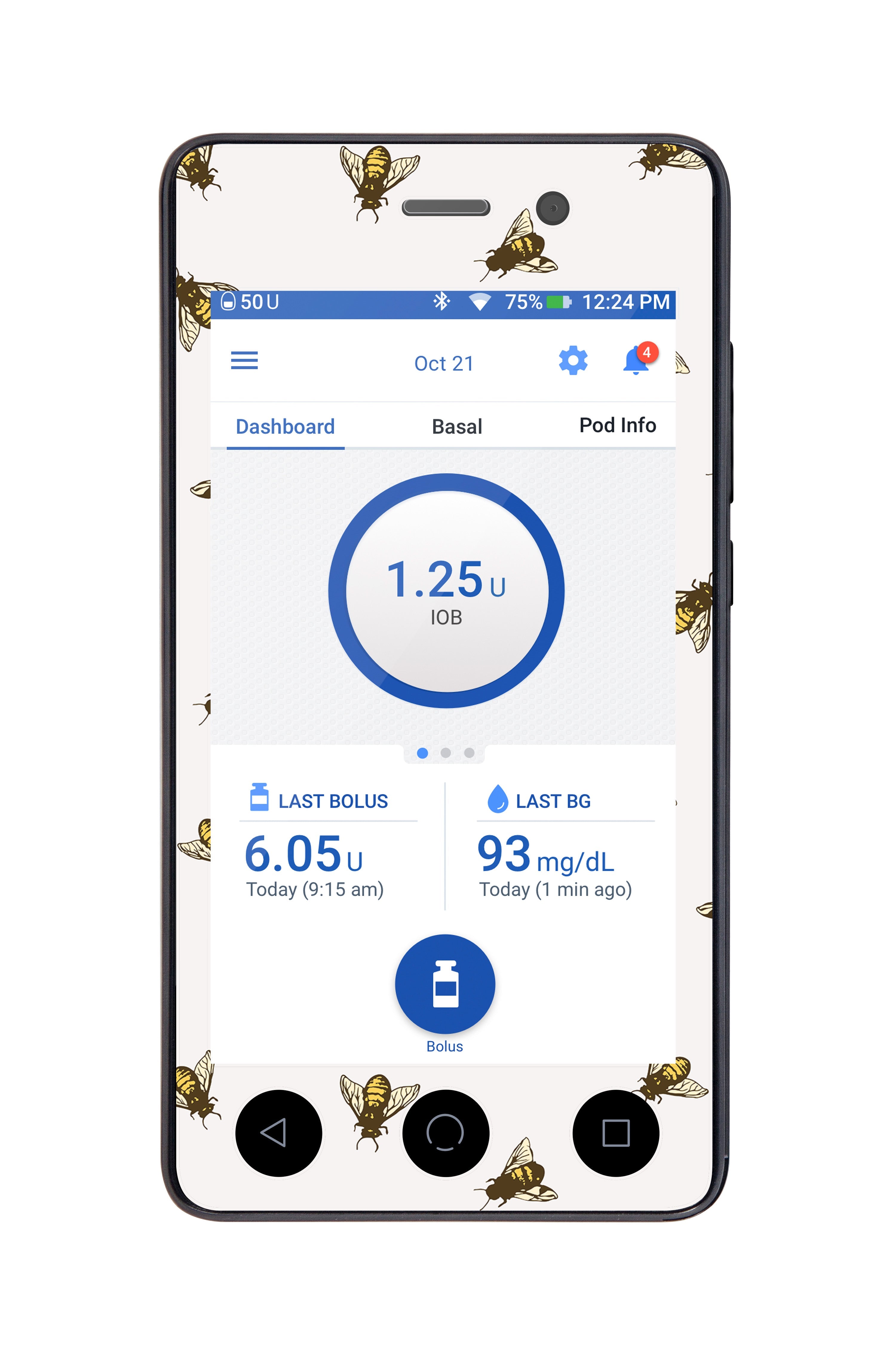 Bees Omnipod DASH™-Pump Peelz