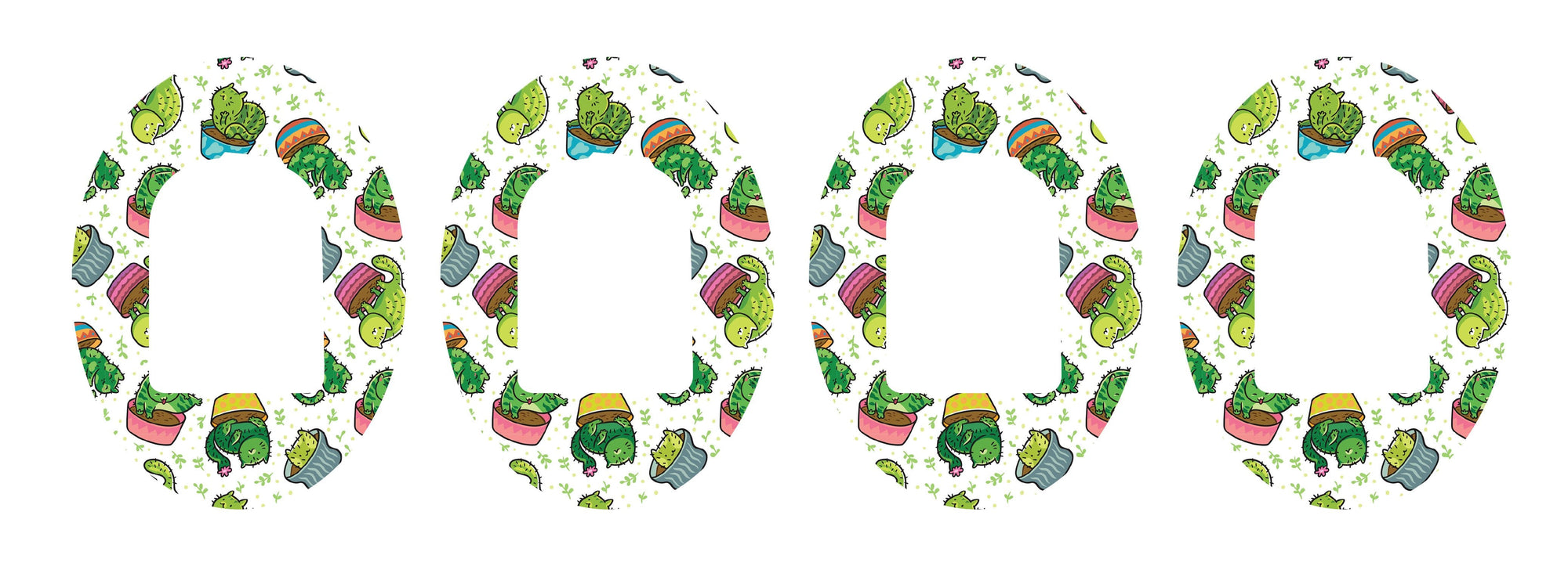 Cactus Cat Patch+ Omnipod Tape 4-Pack