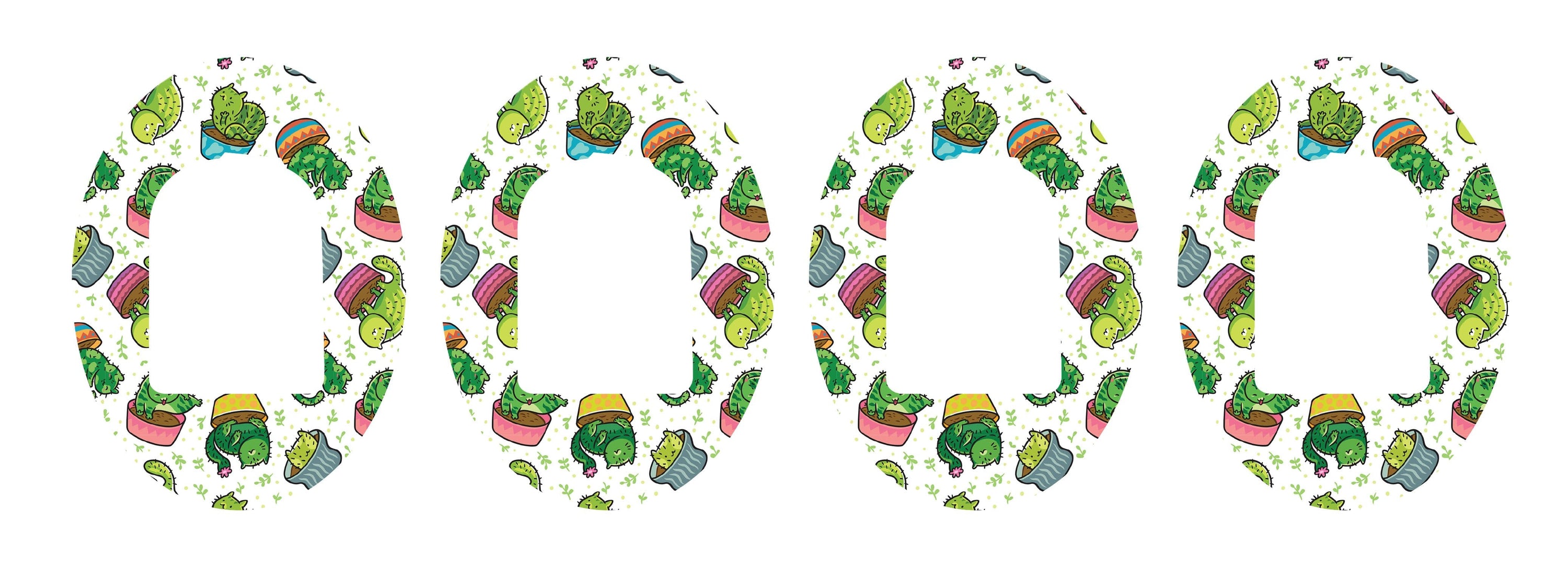 Cactus Cat Patch+ Omnipod Tape 4-Pack