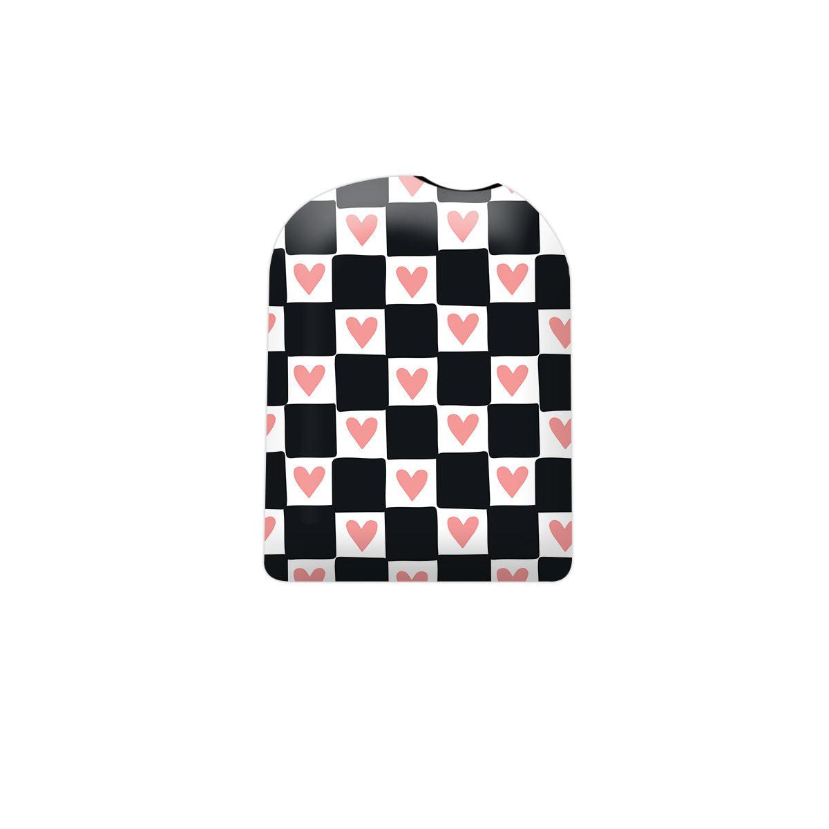 Checkered Hearts for Omnipod-Pump Peelz