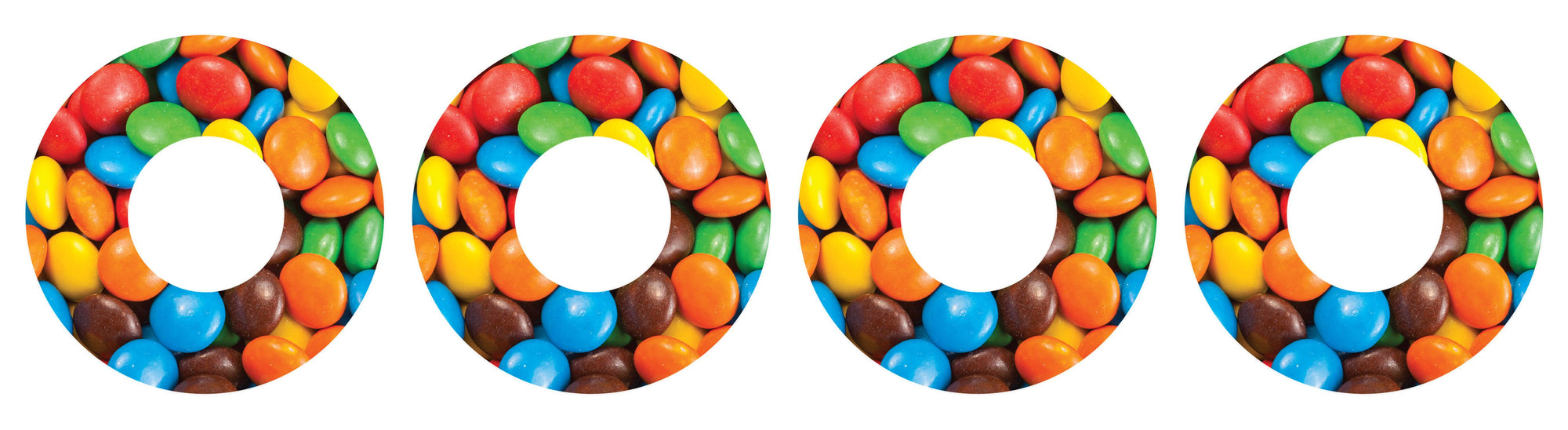 Chocolate Candies Patch+ Tape Designed for the FreeStyle Libre 2 - Pump Peelz