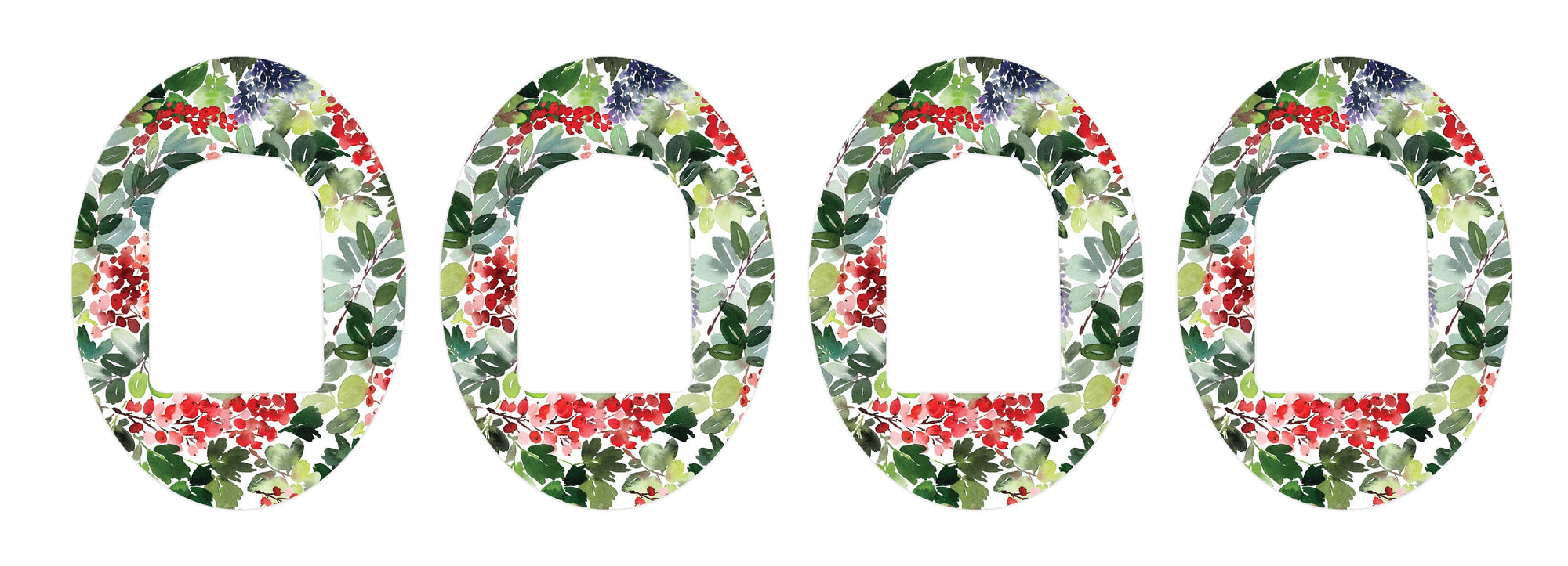 Christmas Berries Patch+ Omnipod Tape - Pump Peelz
