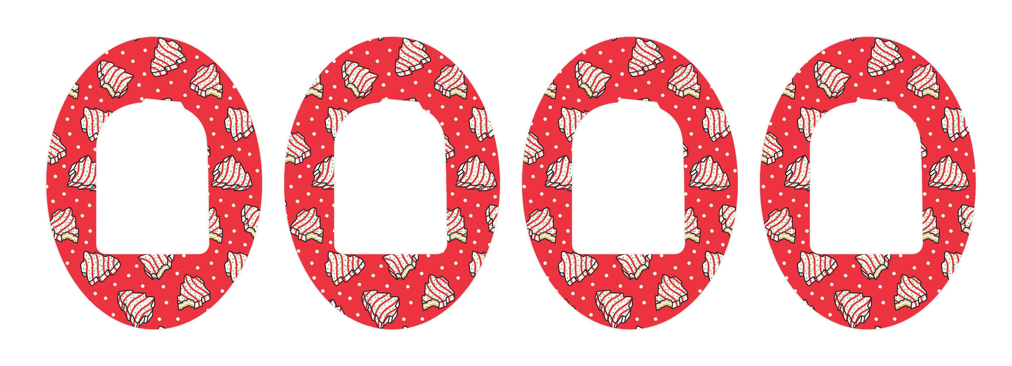 Christmas Cakes Patch Omnipod Tape-Pump Peelz