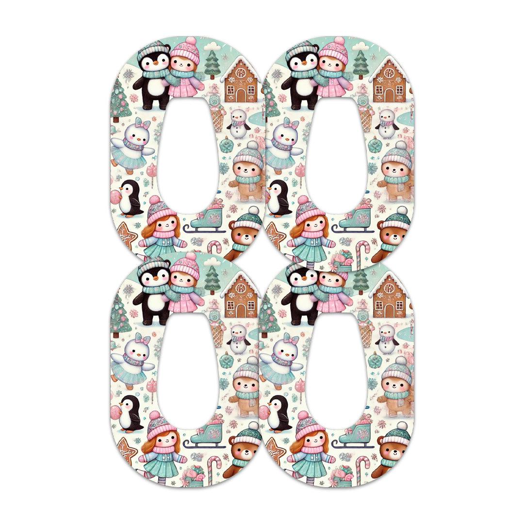 Christmas Scene Patch Tape Designed for the DEXCOM G6-Pump Peelz