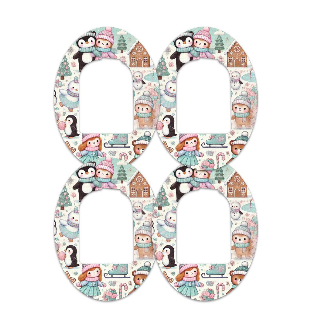 Christmas Scene Patch Tape Designed for the Omnipod-Pump Peelz