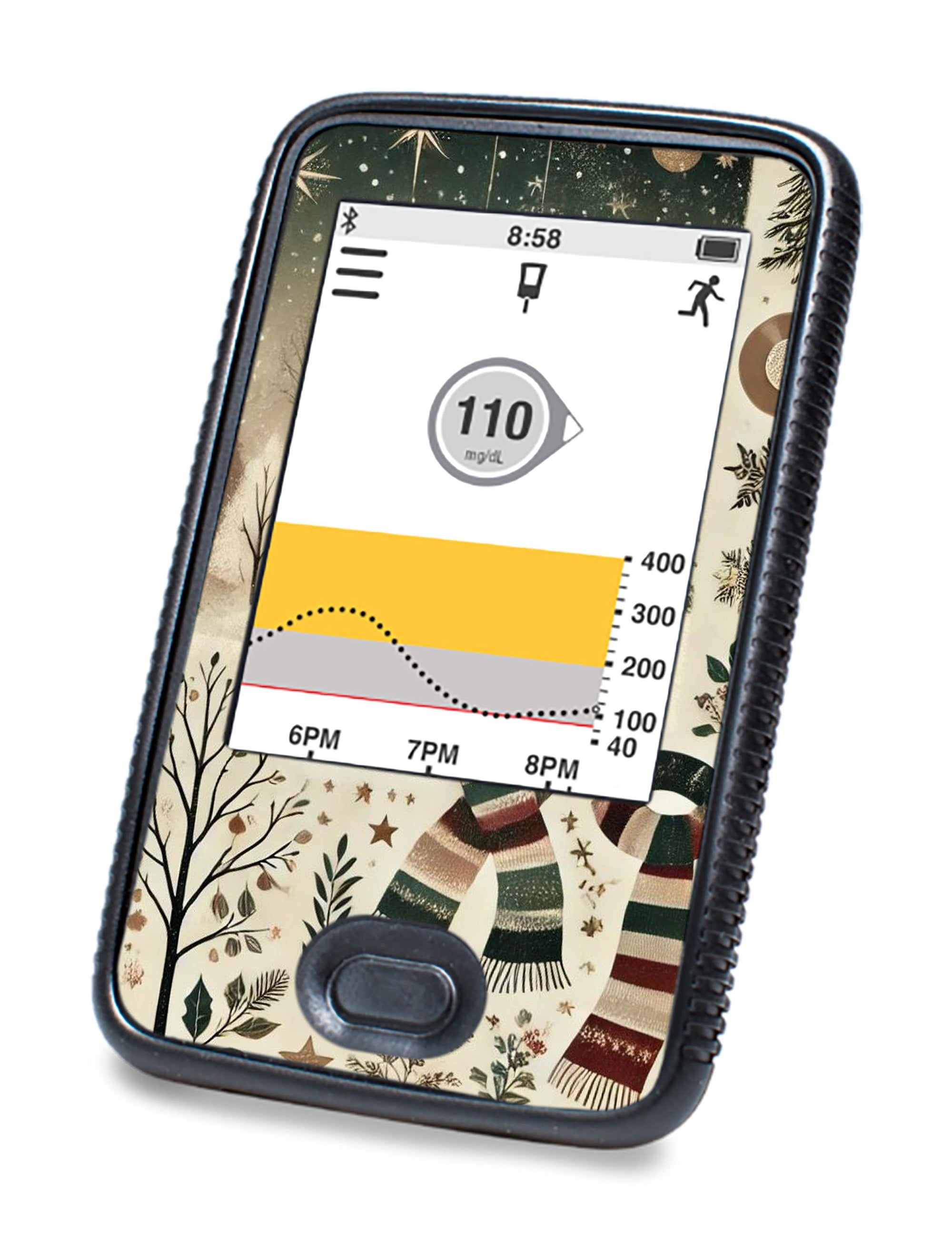 Cottagecore Christmas DEXCOM G6 Touchscreen Receiver-Pump Peelz