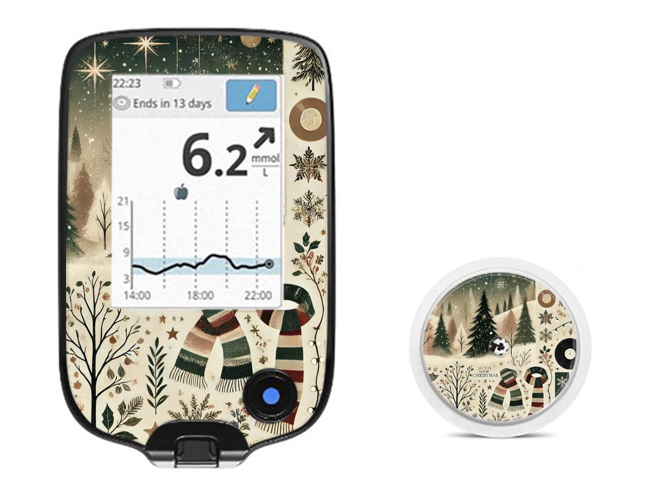 Cottagecore Christmas Freestyle Libre 2-Pump Peelz