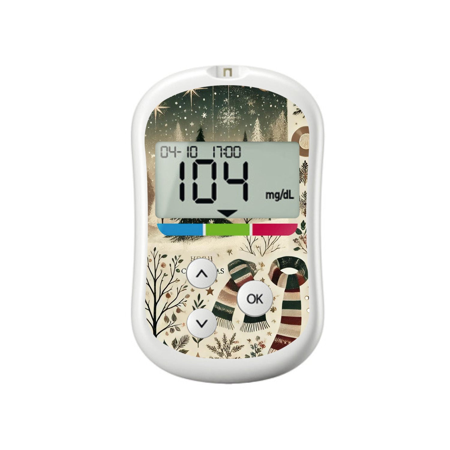 Cottagecore Christmas OneTouch Verio Flex Glucometer-Pump Peelz