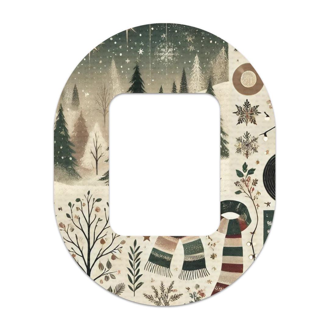 Cottagecore Christmas Patch Tape Designed for the Tandem Mobi-Pump Peelz