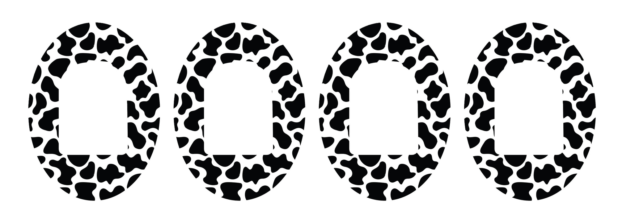 Cow Print Patch+ Omnipod Tape 4-Pack