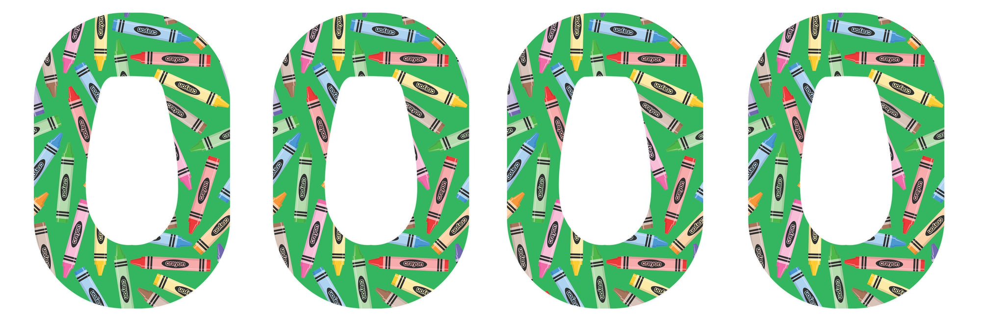 Crayons Patch+ Tape Designed for the DEXCOM G6 - Pump Peelz