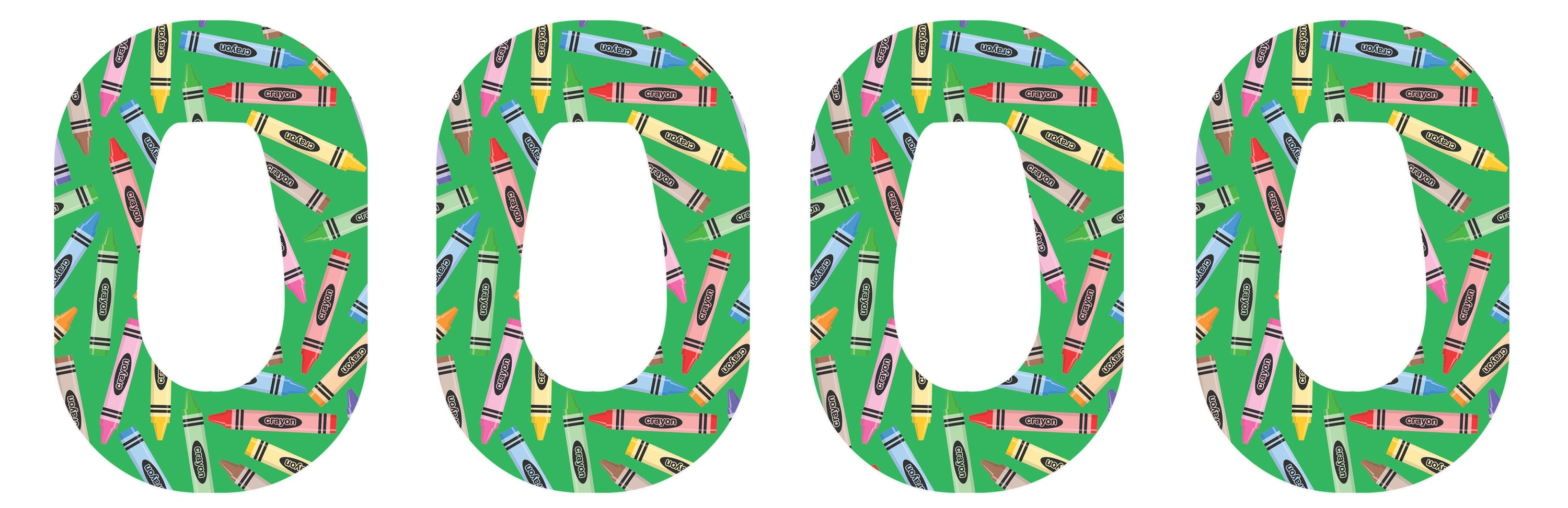 Crayons Patch+ Tape Designed for the DEXCOM G6 - Pump Peelz