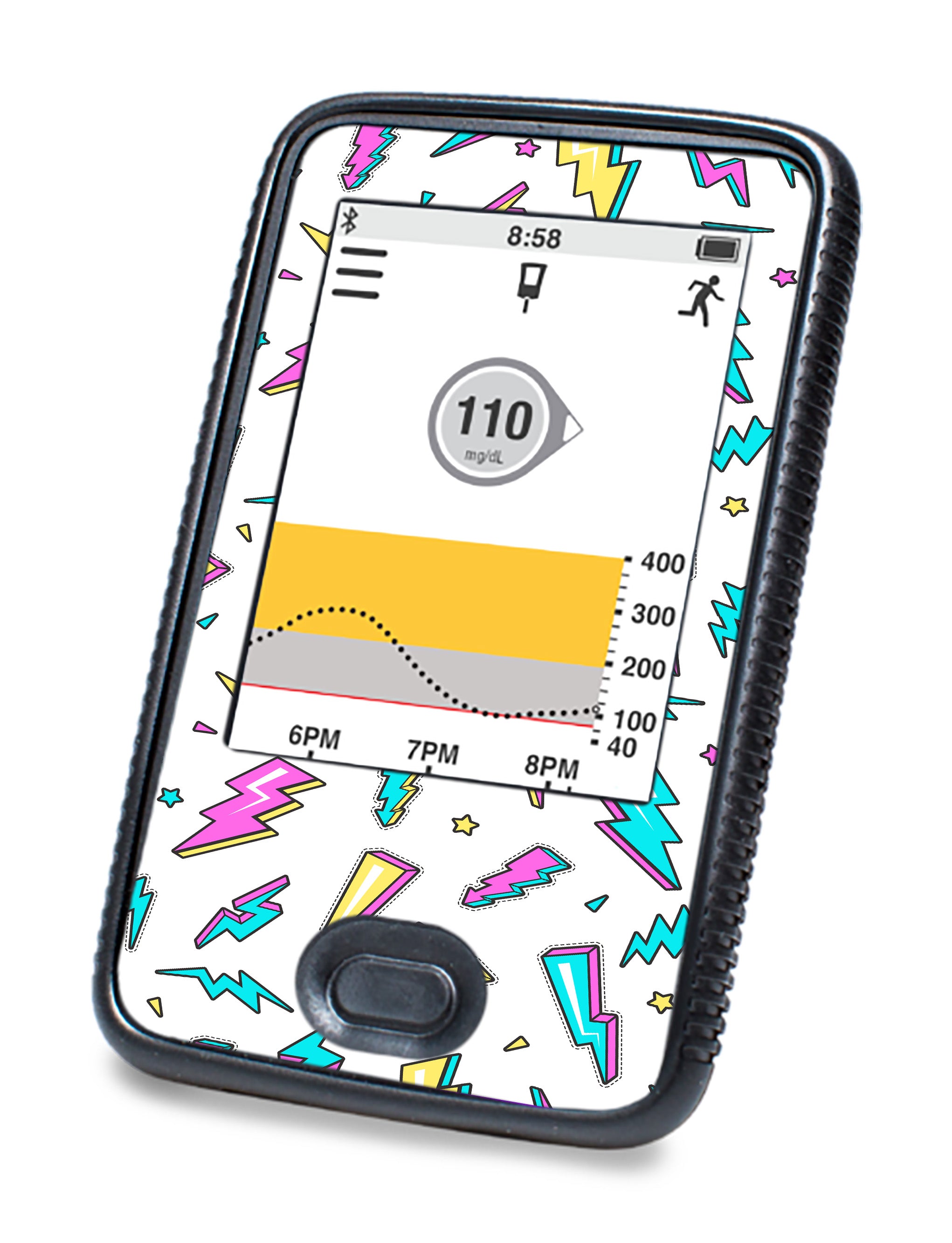 Electric Energy Dexcom G6 Touchscreen Receiver Sticker - Pump Peelz