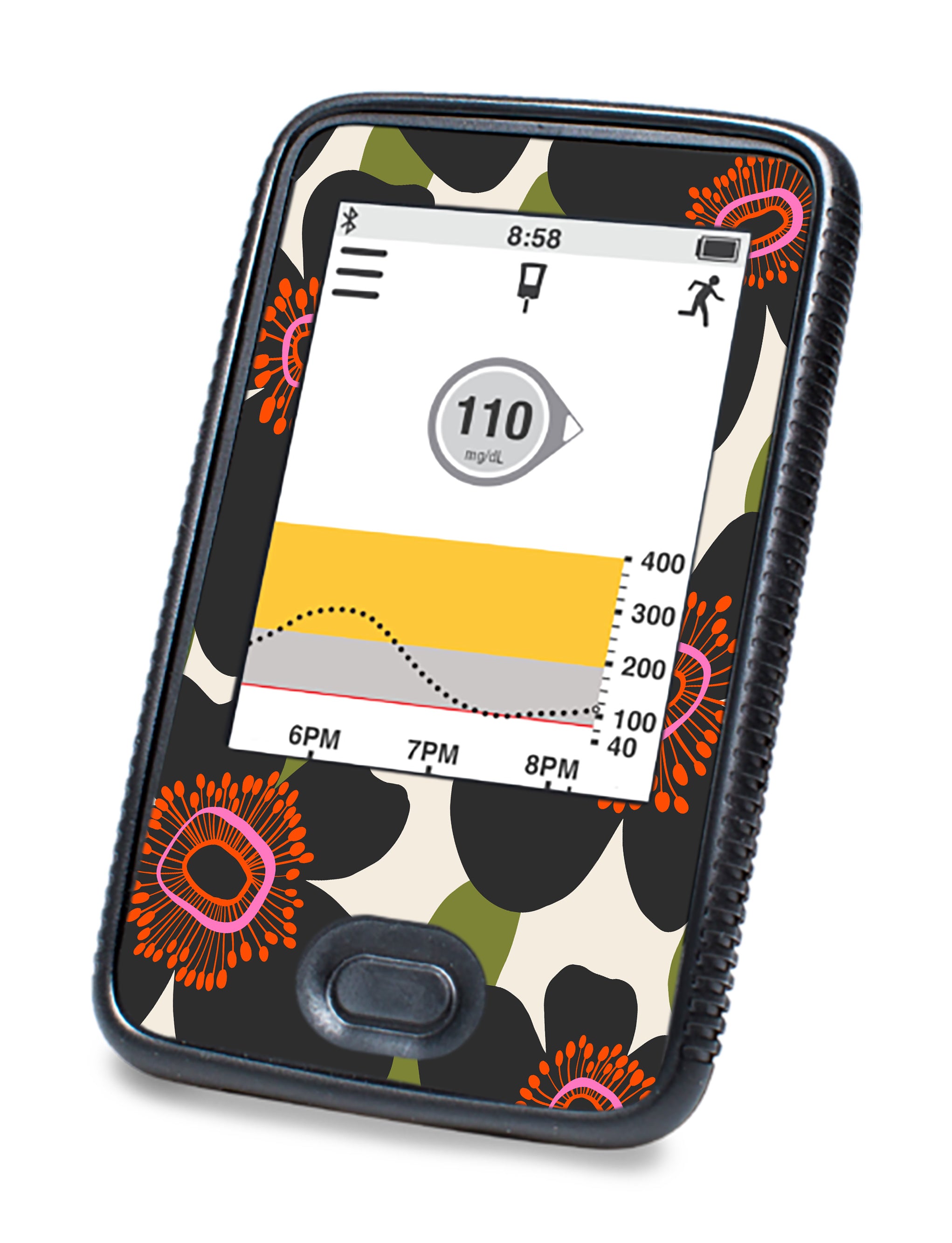 Petal Crush Dexcom G6 Touchscreen Receiver Sticker - Pump Peelz