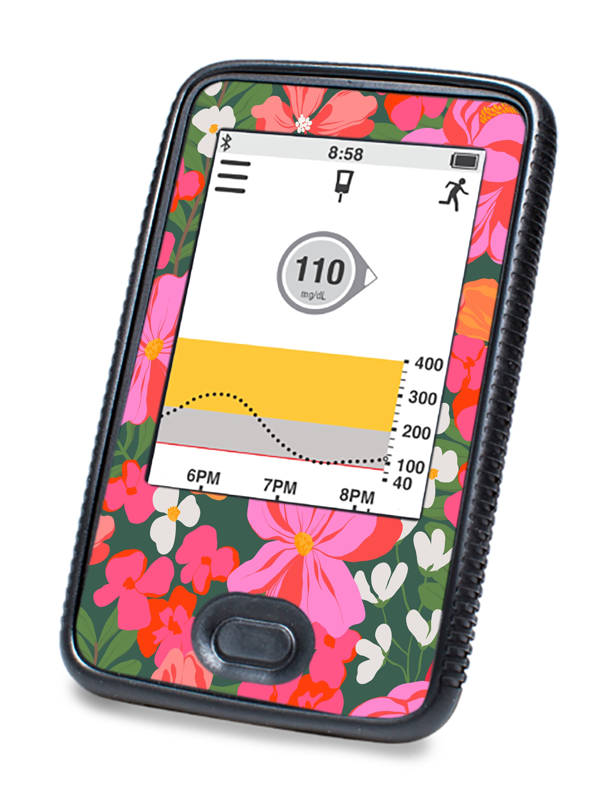 Sorbet Garden Dexcom G6 Touchscreen Receiver Sticker - Pump Peelz