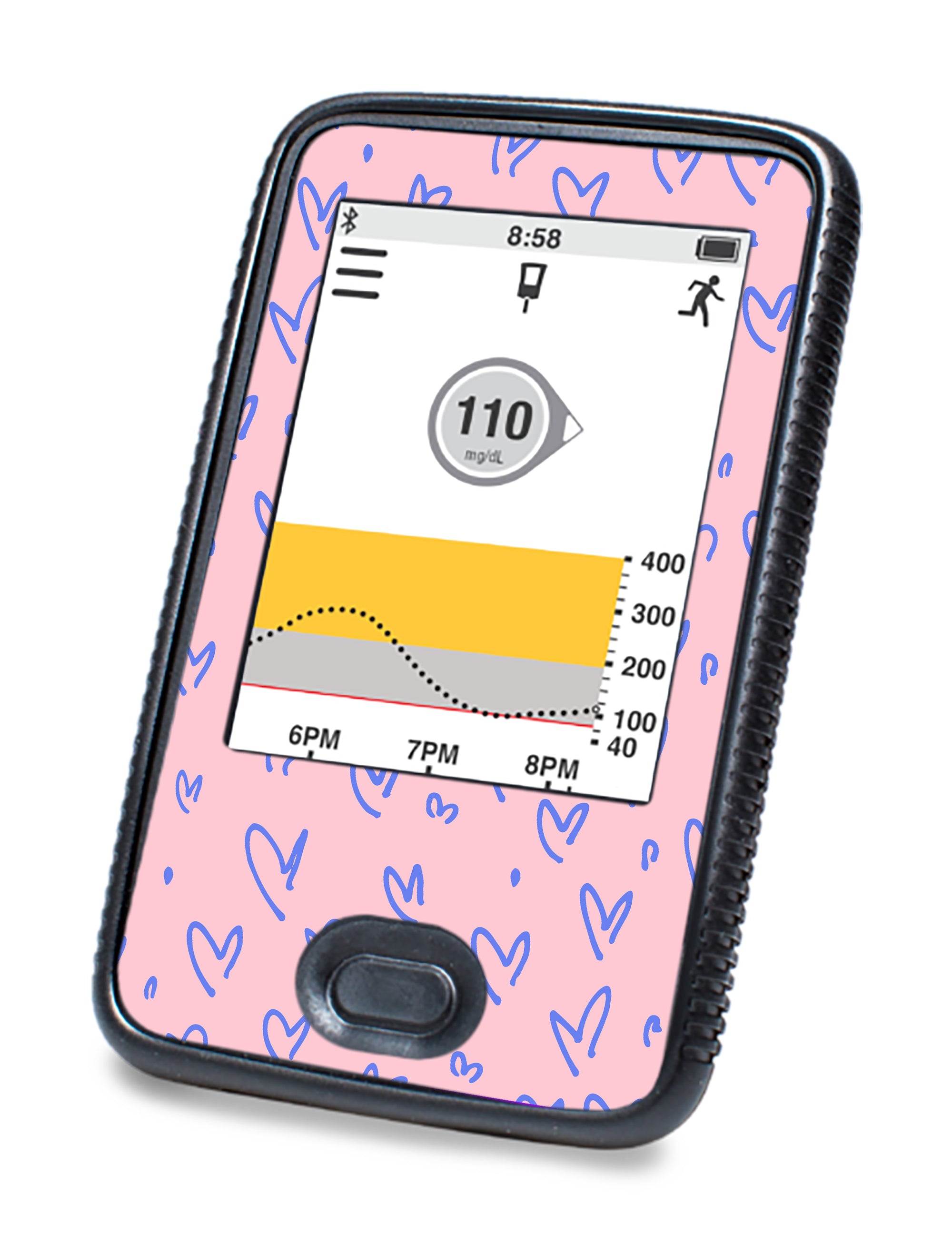 Love Language Dexcom G6 Touchscreen Receiver Sticker - Pump Peelz