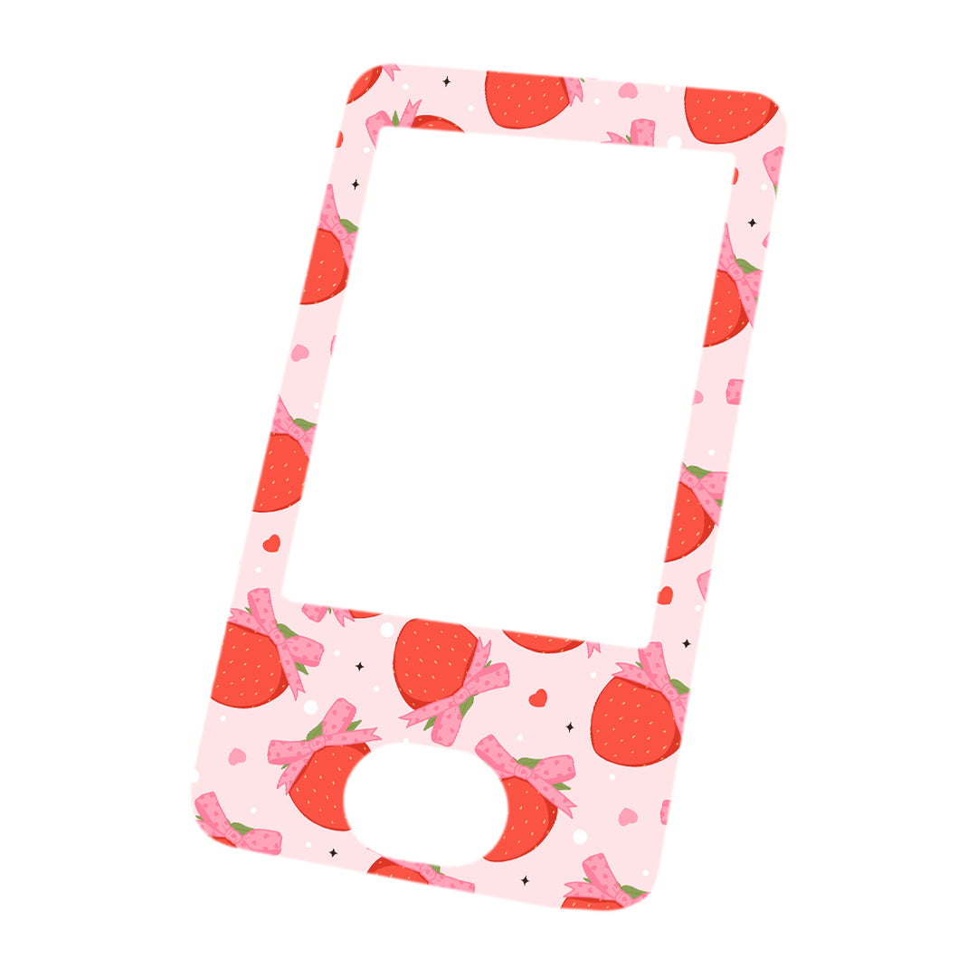 Strawberry Kisses Dexcom G6 Touchscreen Receiver Sticker - Pump Peelz