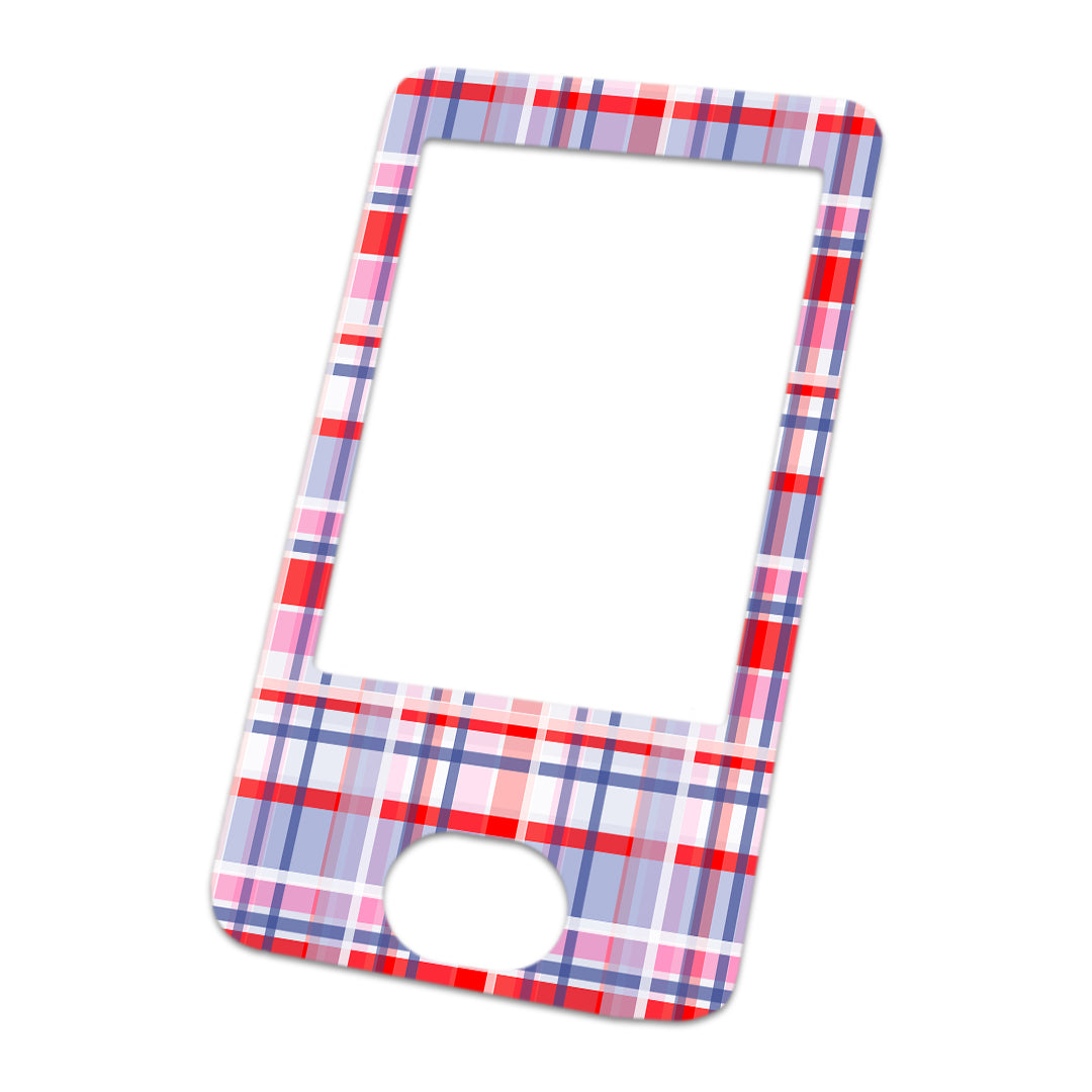 Party Plaid Dexcom G6 Touchscreen Receiver Sticker - Pump Peelz