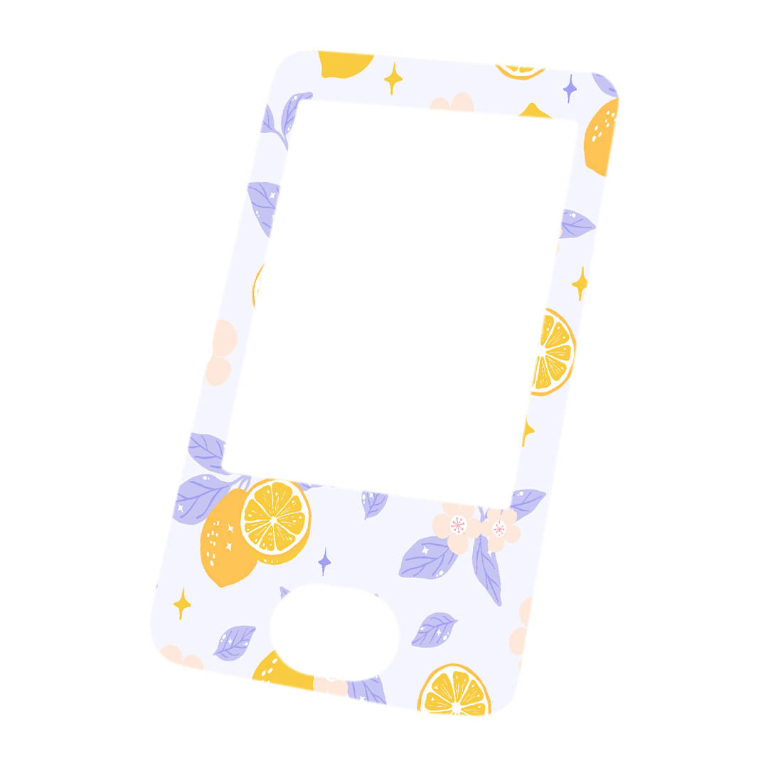Lemon Lavender Dexcom G6 Touchscreen Receiver Sticker - Pump Peelz