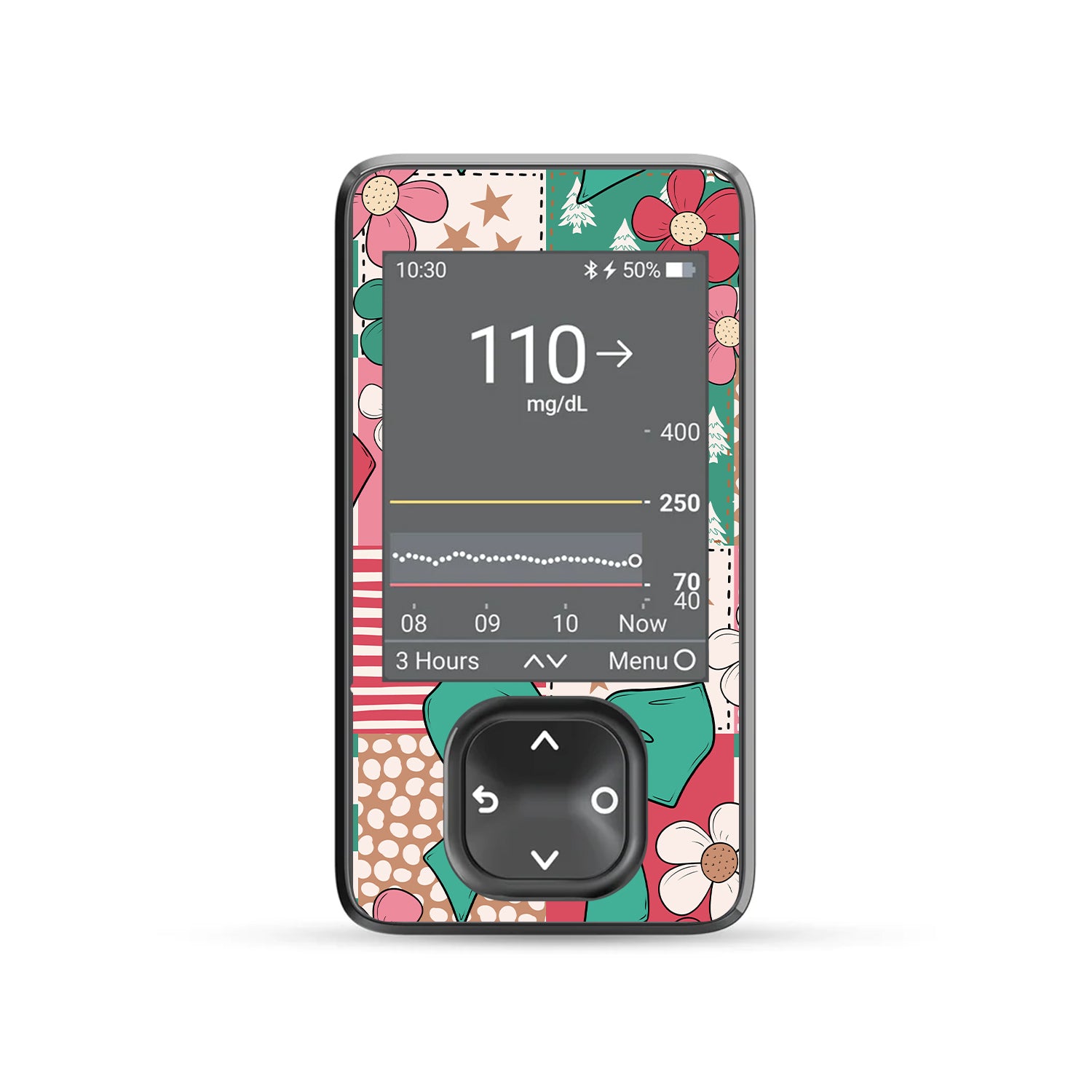 Merry Coquette Dexcom G7 and G6 Touchscreen Receiver Sticker - Pump Peelz