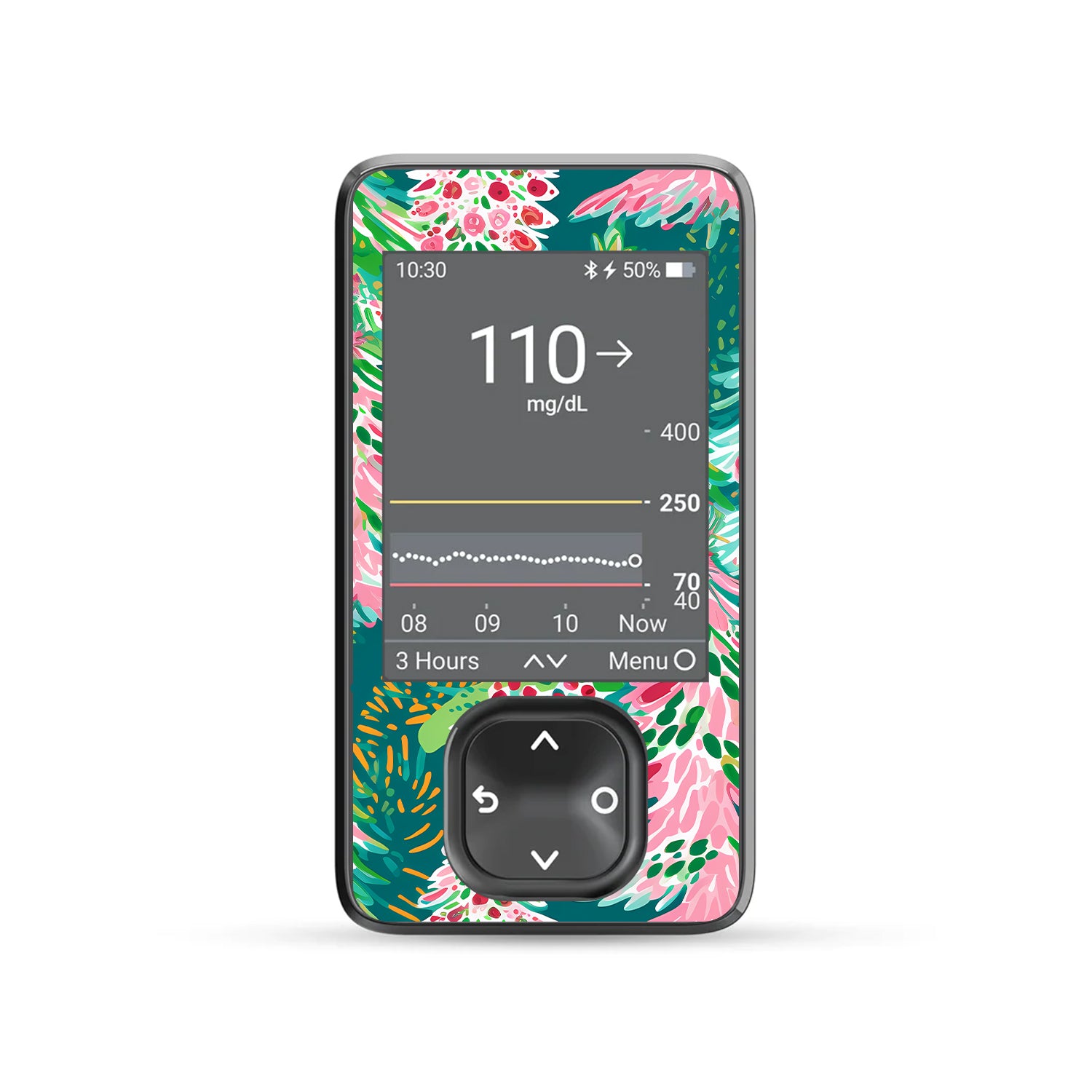 Festive Forest Dexcom G7 and G6 Touchscreen Receiver Sticker - Pump Peelz