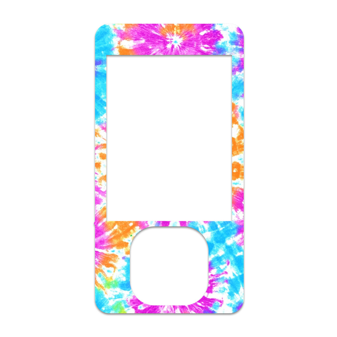 Neon Tie Dye DEXCOM G7 and G6 Touchscreen Receiver Sticker