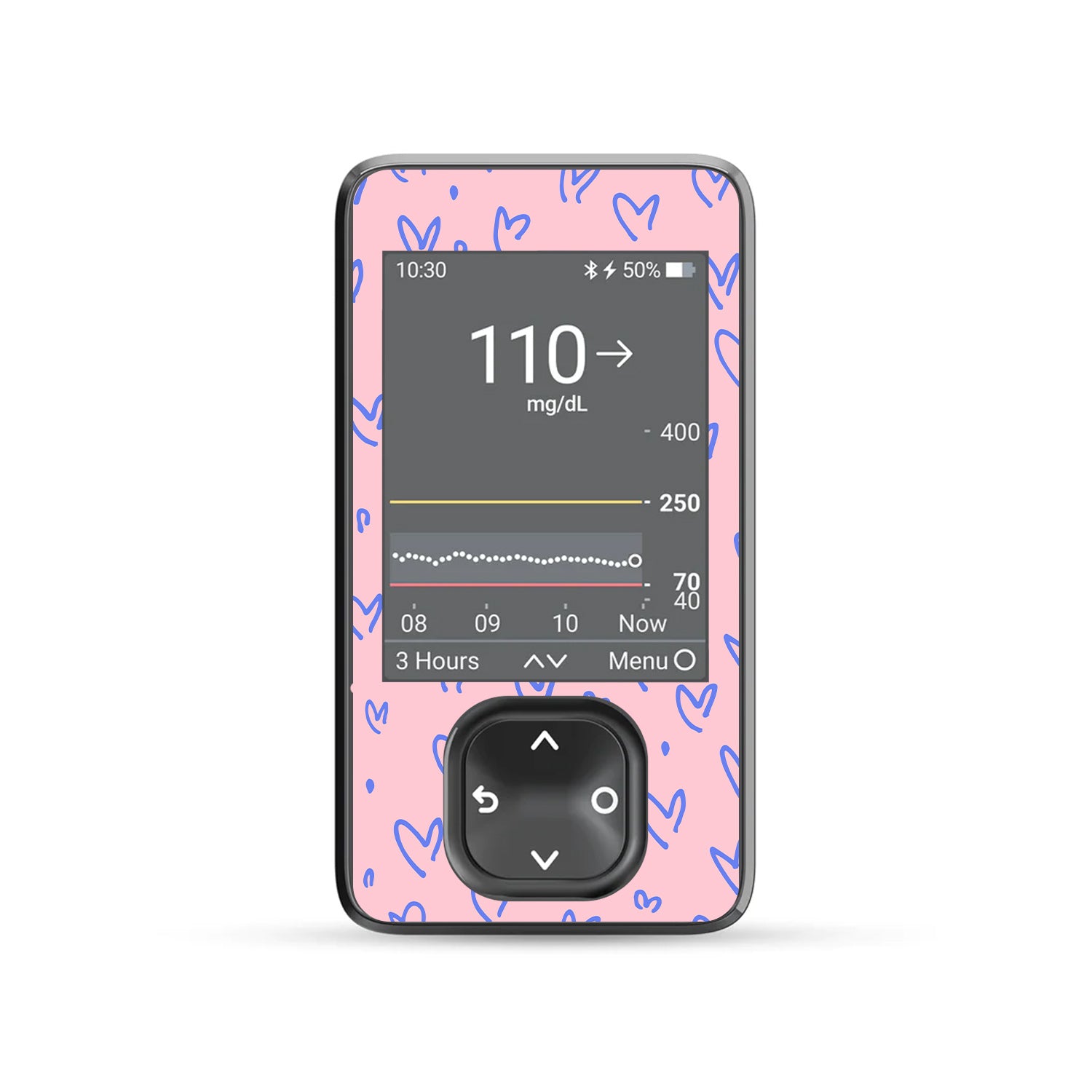 Love Language Dexcom G7 and G6 Touchscreen Receiver Sticker - Pump Peelz