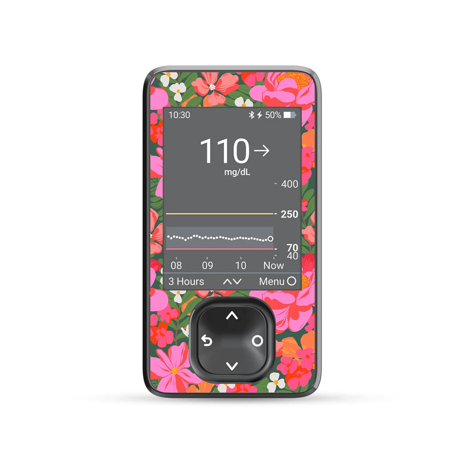 Sorbet Garden Dexcom G7 and G6 Touchscreen Receiver Sticker - Pump Peelz