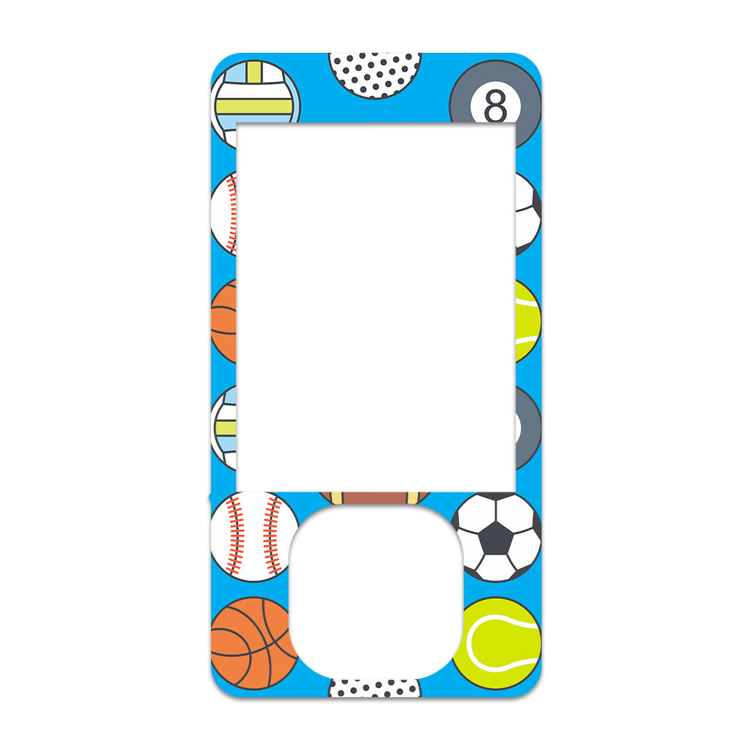 All Star Toss Dexcom G7 and G6 Touchscreen Receiver Sticker - Pump Peelz