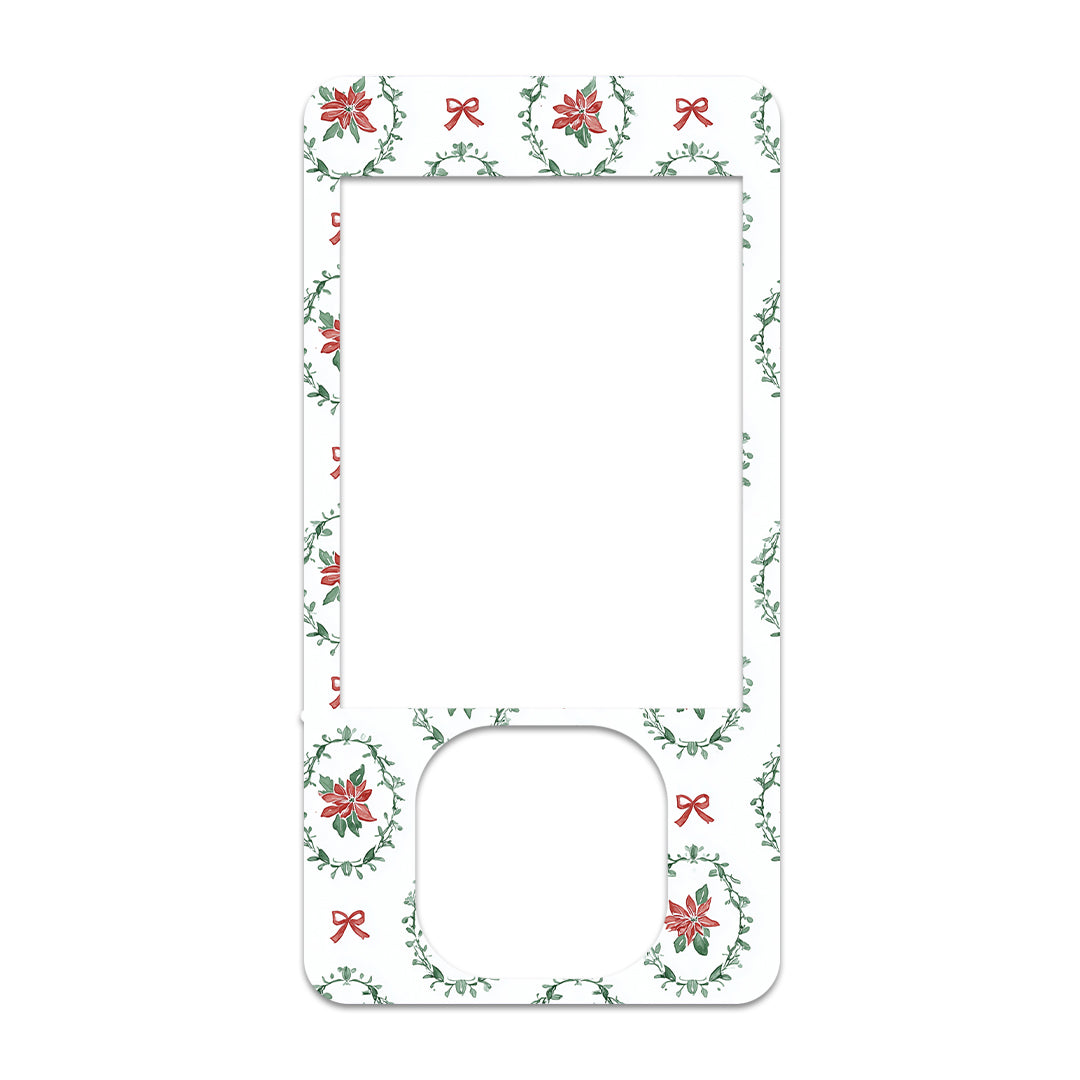 Poinsettia Parade Dexcom G7 and G6 Touchscreen Receiver Sticker - Pump Peelz