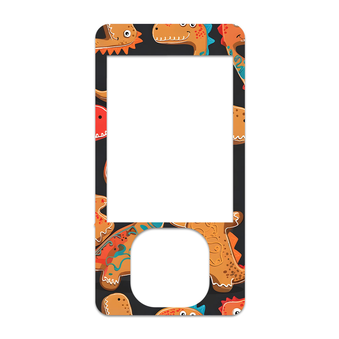 Jurassic Gingerbread Dexcom G7 and G6 Touchscreen Receiver Sticker - Pump Peelz