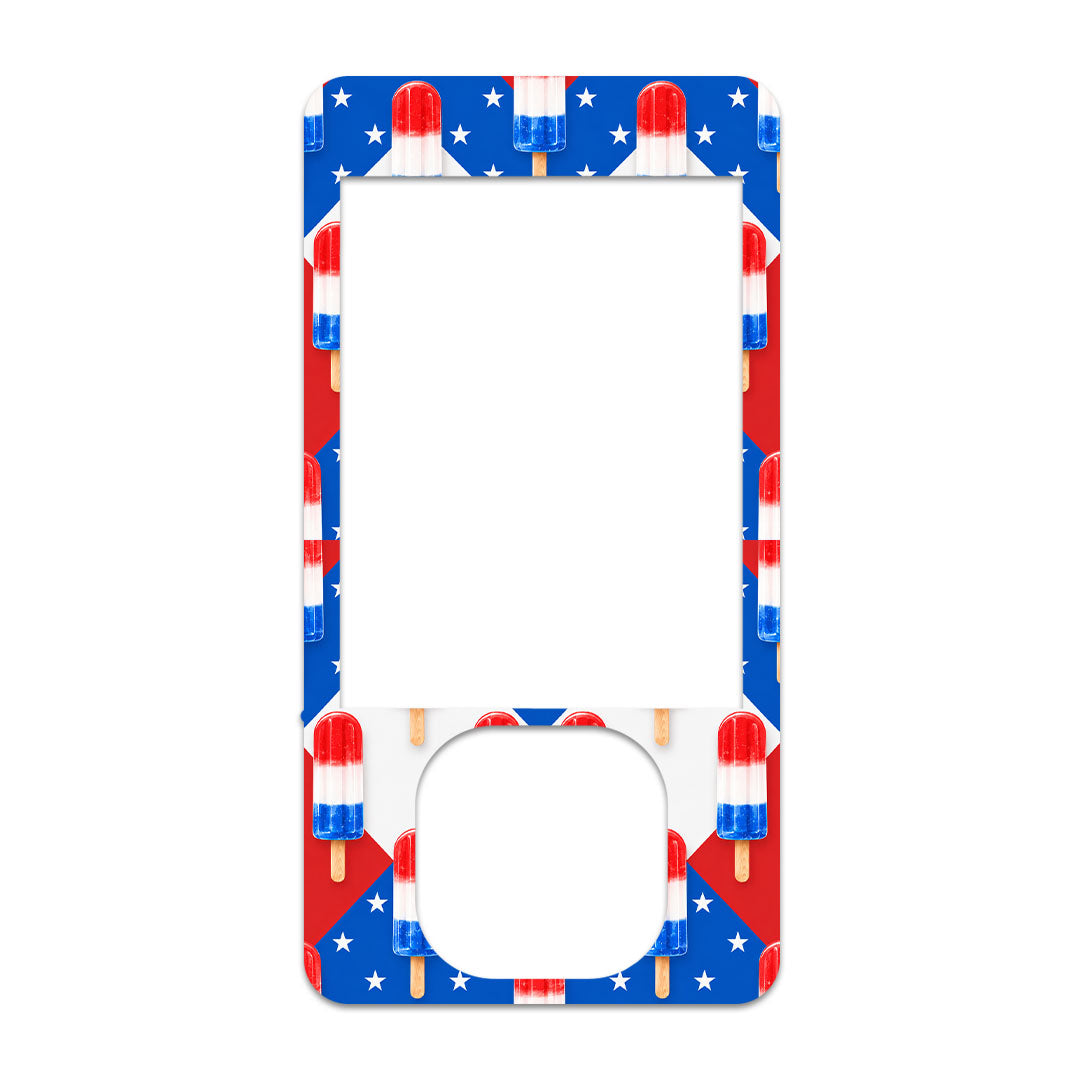 Firecracker Pops Dexcom G7 and Stelo Transmitter Sticker - Pump Peelz