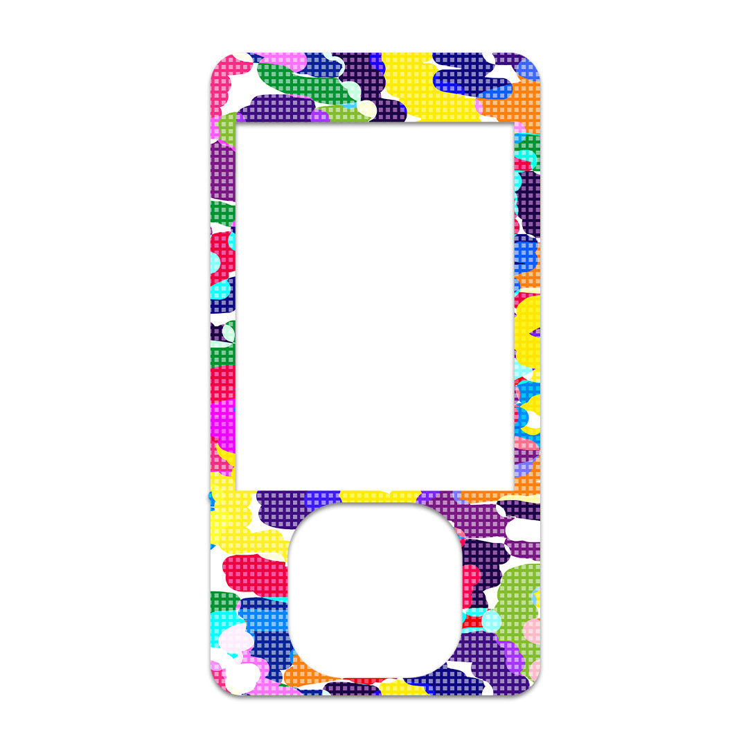 Pixel Splash Camo Dexcom G7 and G6 Touchscreen Receiver Sticker - Pump Peelz