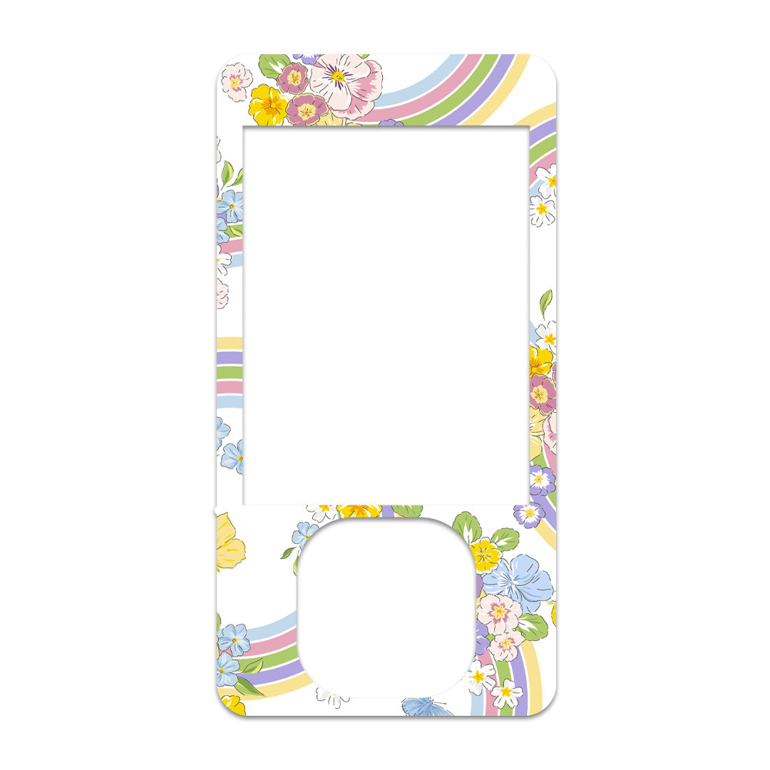 Rainbow Blooms DEXCOM G7 and G6 Touchscreen Receiver Sticker