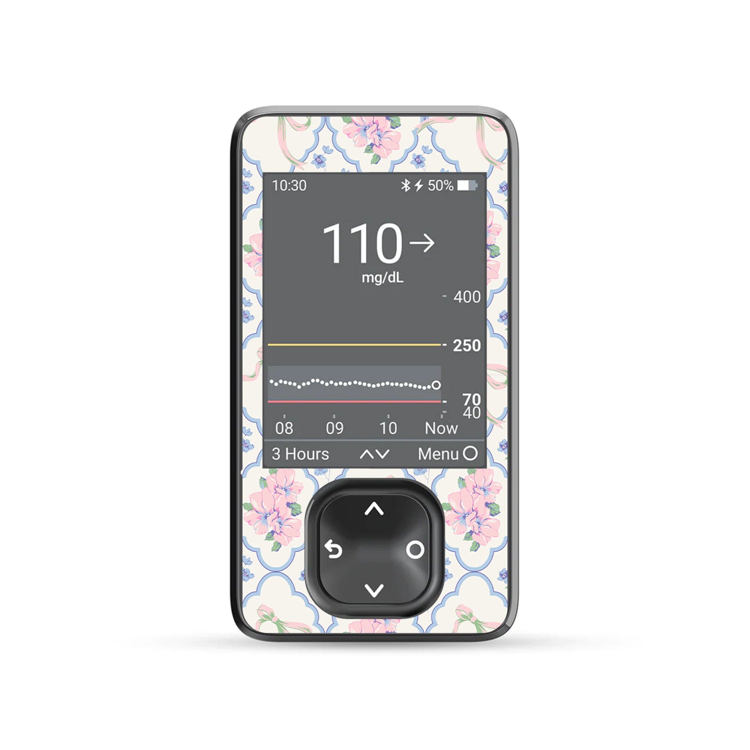 Spring Coquette Dexcom G7 and G6 Touchscreen Receiver Sticker - Pump Peelz