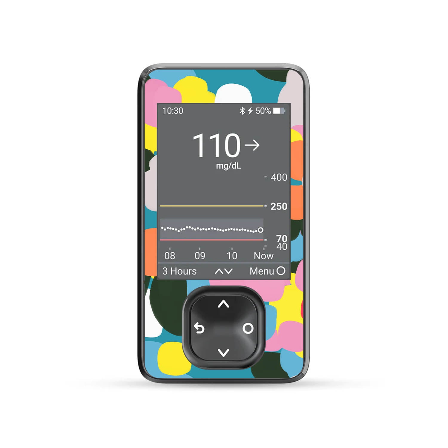 Vibrant Spring Dexcom G7 and G6 Touchscreen Receiver Sticker - Pump Peelz