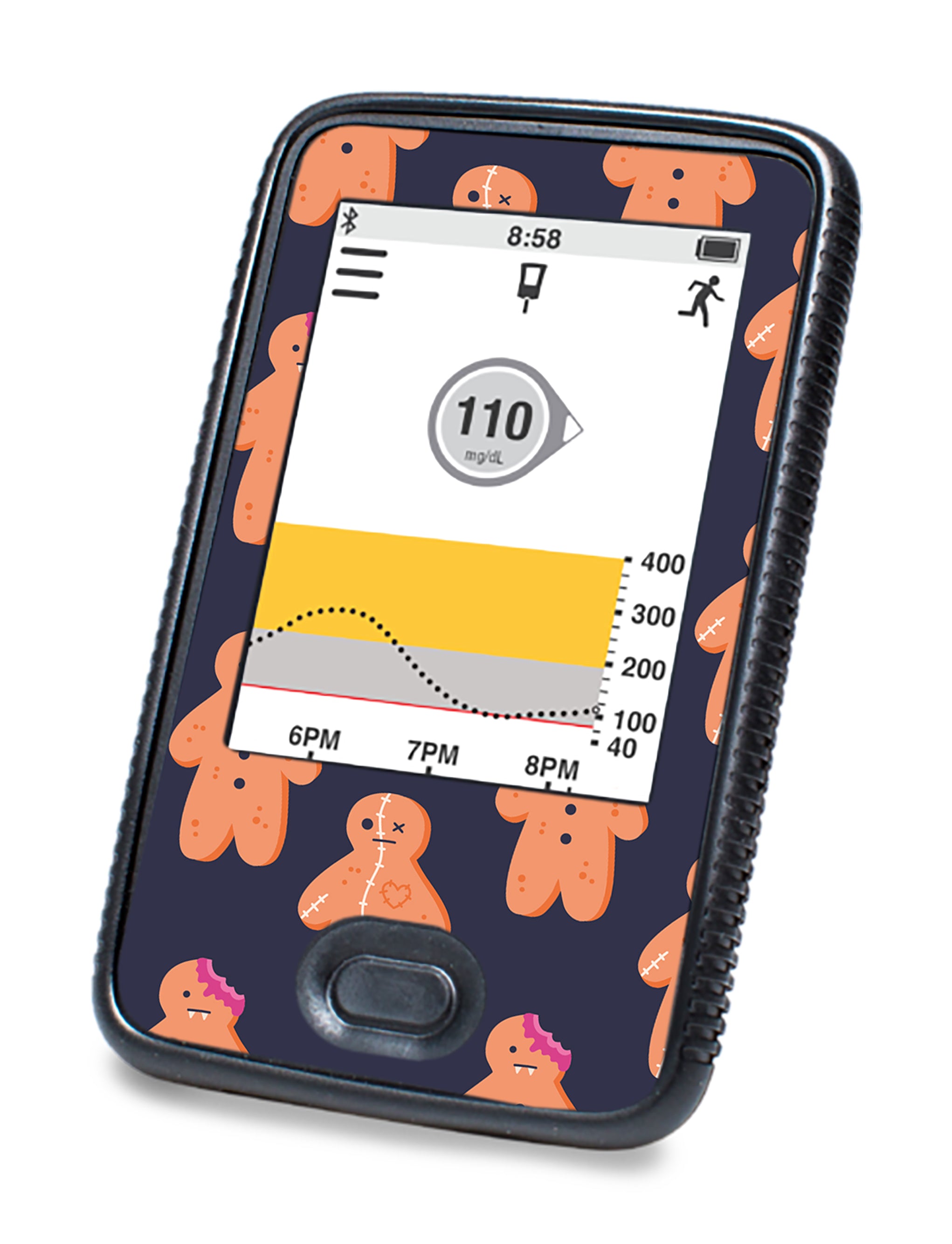 Zombie Cookies Dexcom G6 Touchscreen Receiver Sticker - Pump Peelz