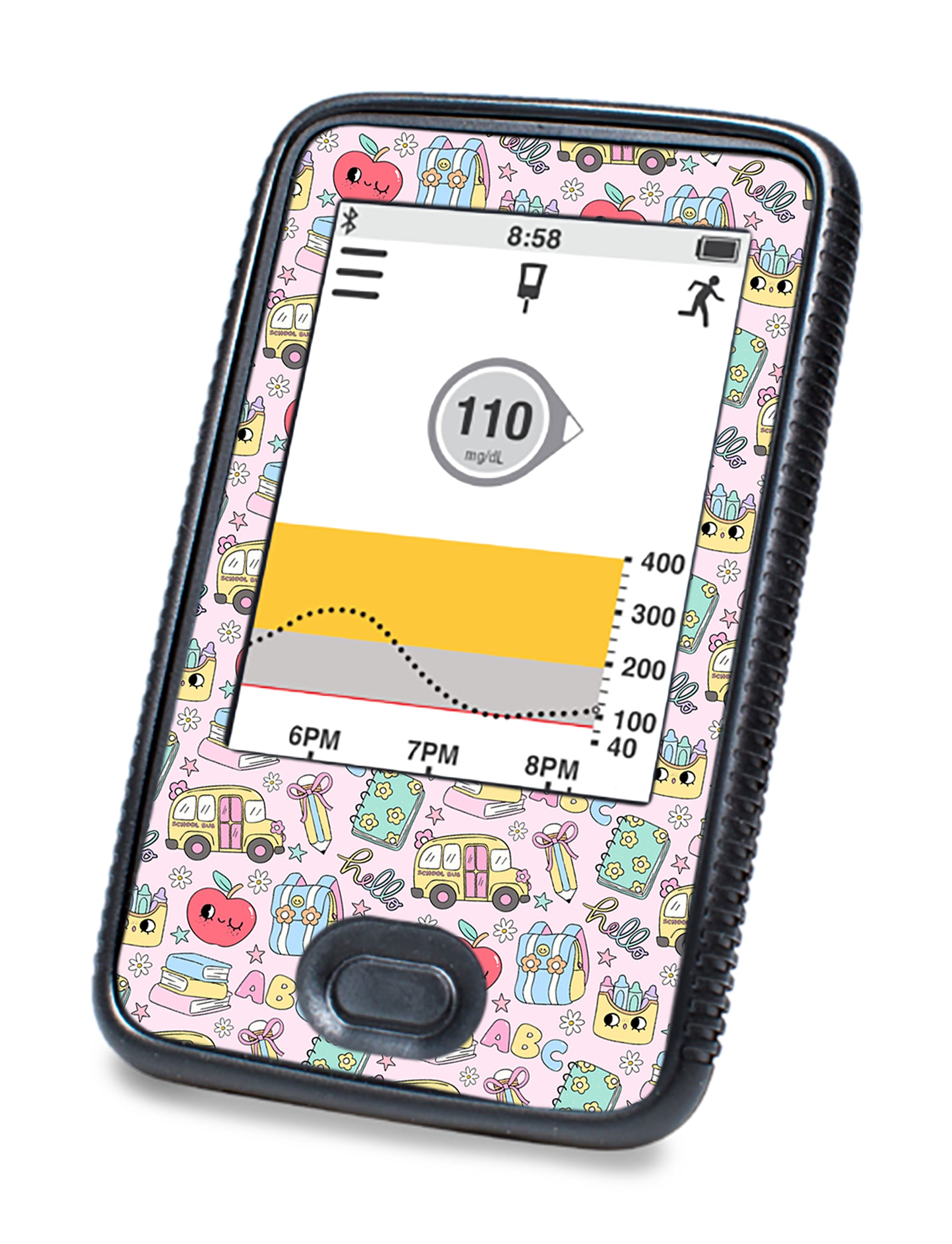 Tiny Scholar Dexcom G6 Touchscreen Receiver Sticker - Pump Peelz