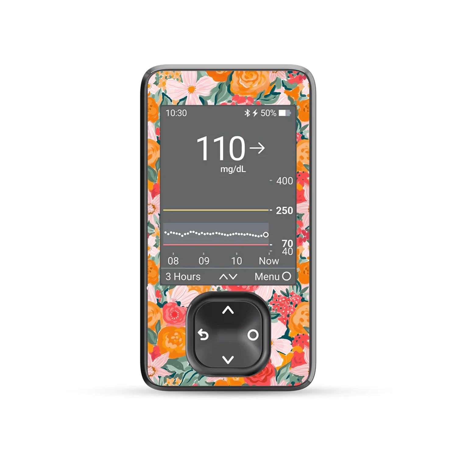 Blush Blossom DEXCOM G7 Touchscreen Receiver
