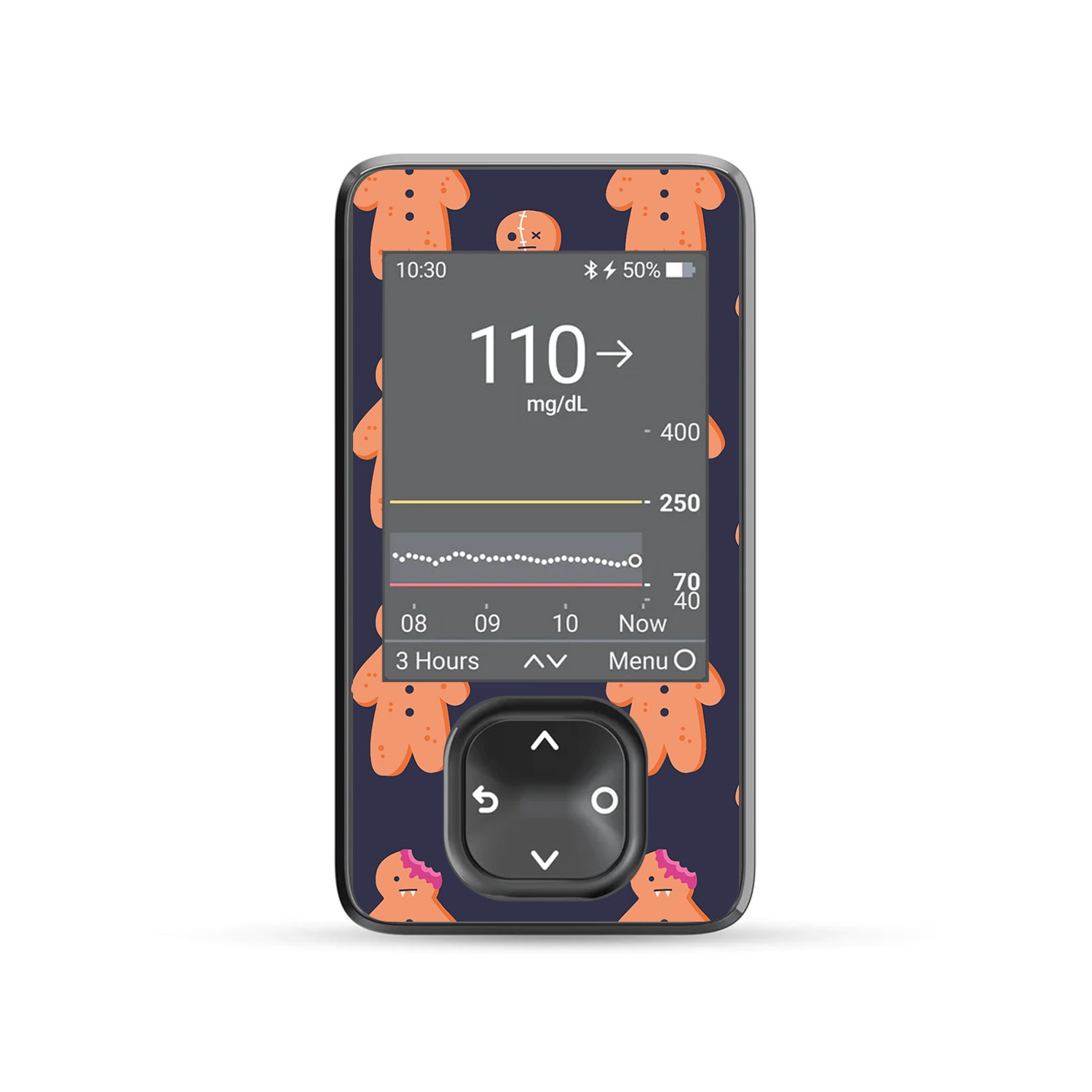 Zombie Cookies Dexcom G7 Touchscreen Receiver Sticker - Pump Peelz