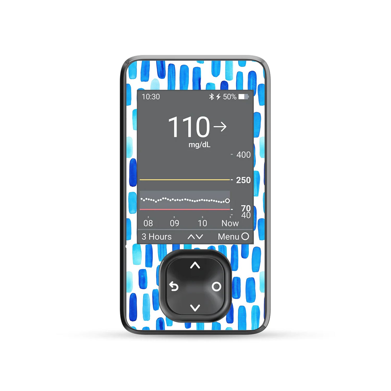 Level Lines Dexcom G7 Touchscreen Receiver Sticker - Pump Peelz