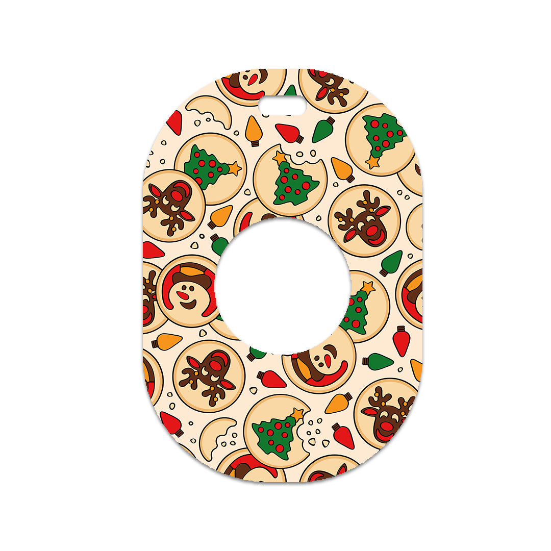 Santa's Cookies Eversense 365 Smart Transmitter Sticker - Pump Peelz